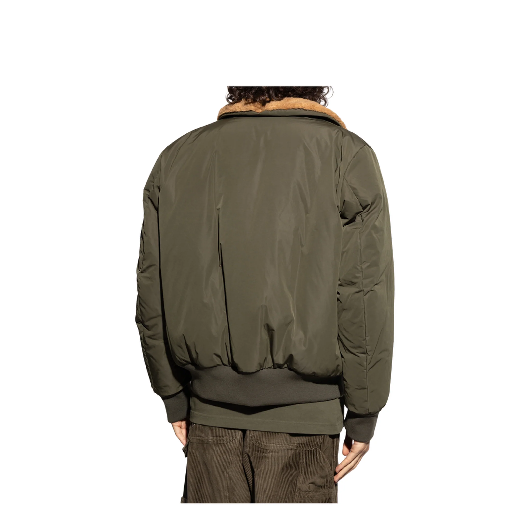 Sherpa Collar Bomber Jacket - Image 4