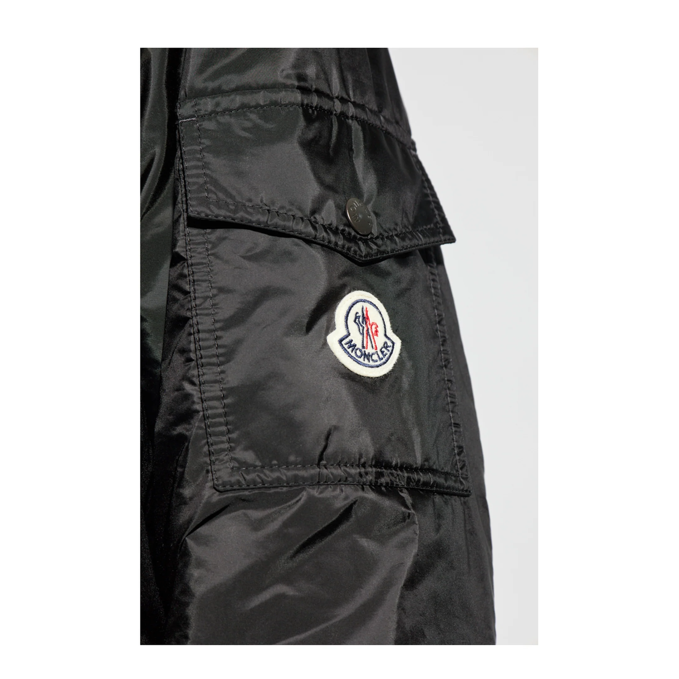 Black Poiliot Hooded Short Down Jacket - Image 4