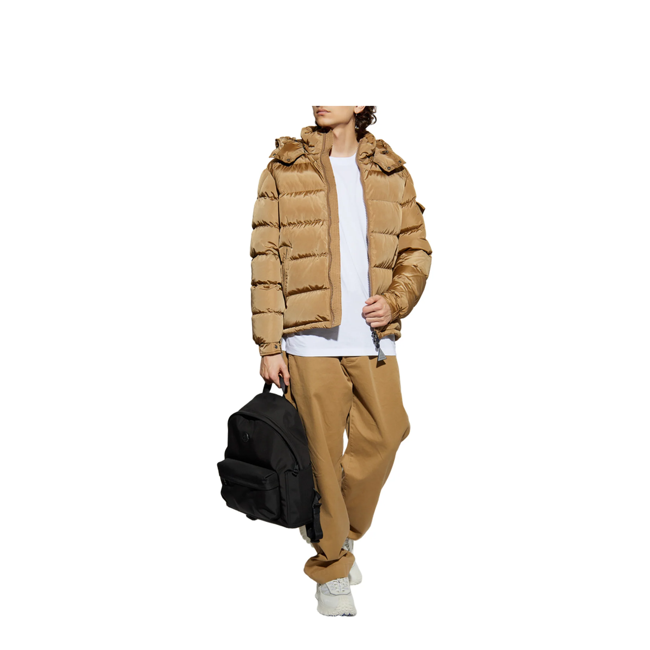 Brown Maya Matte Short Down Jacket - Image 2