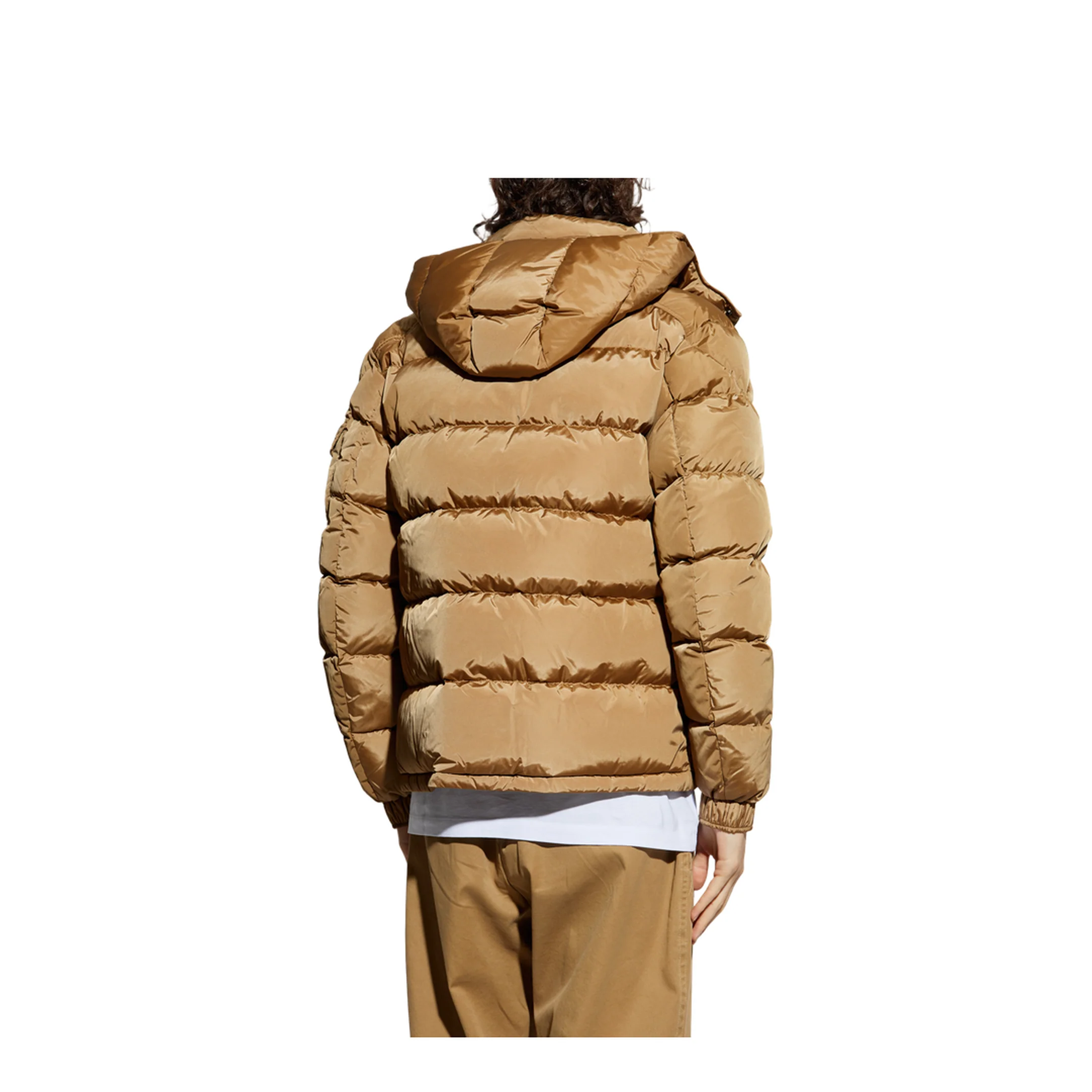 Brown Maya Matte Short Down Jacket - Image 4