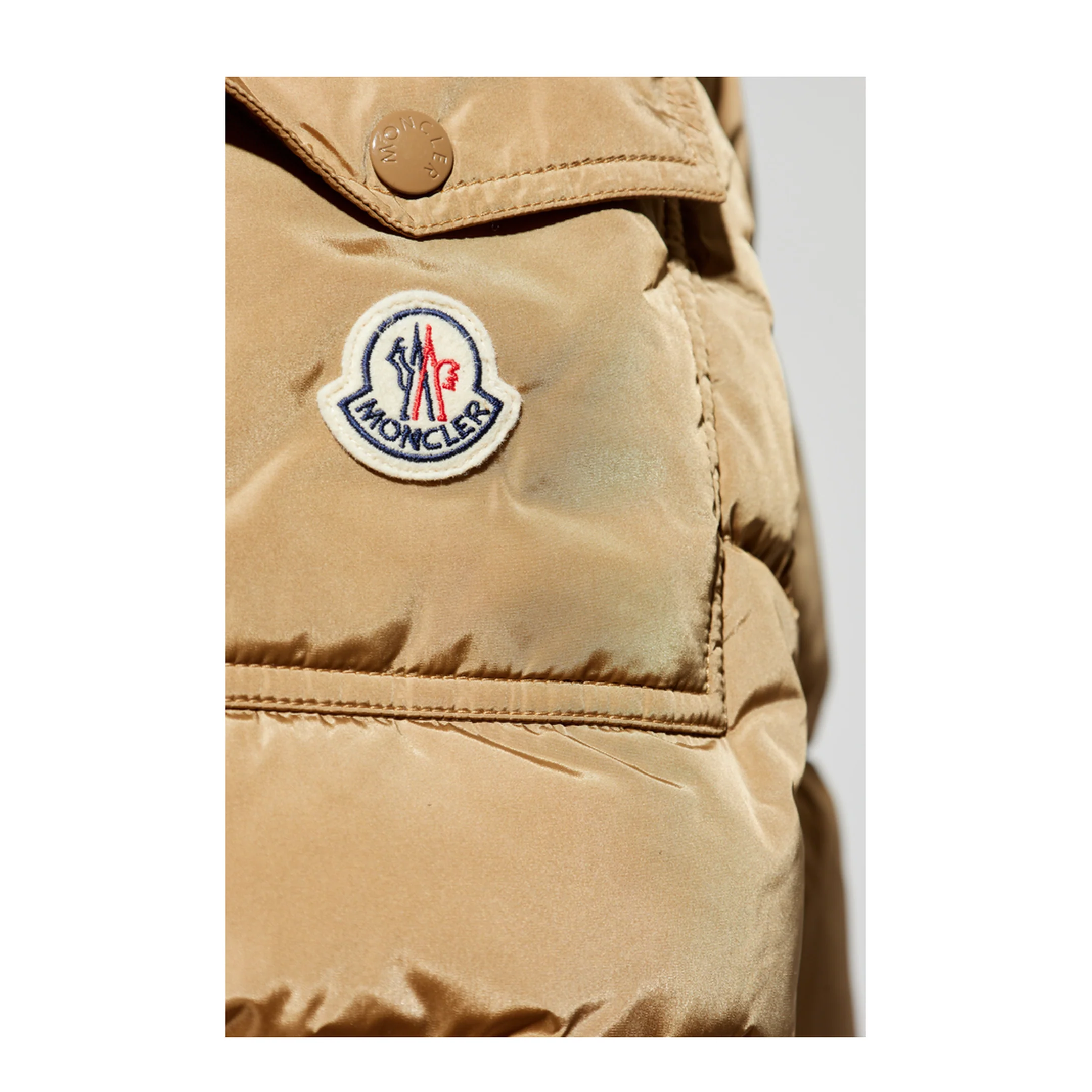 Brown Maya Matte Short Down Jacket - Image 5
