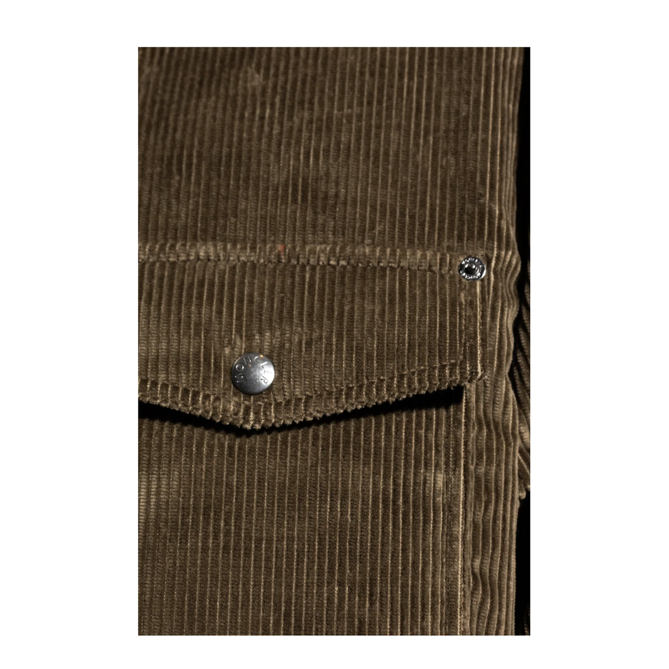 Brown Ambroisie Corduroy Down Shirt Jacket - Image 5