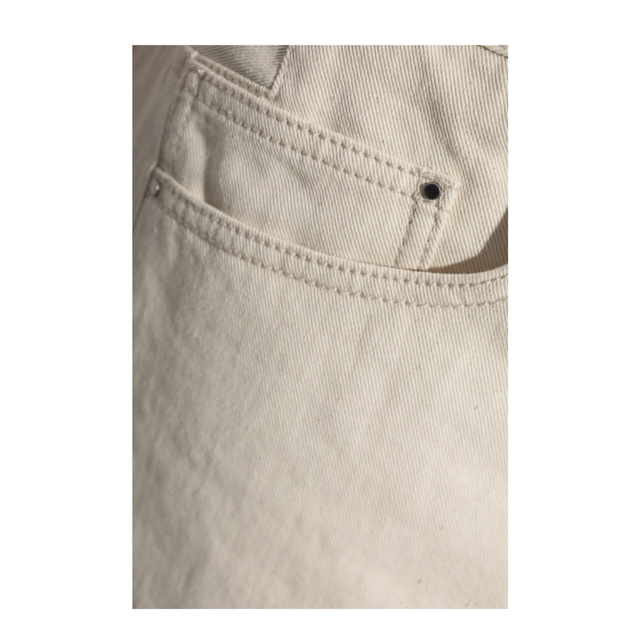 Men's Jeans White - Image 3