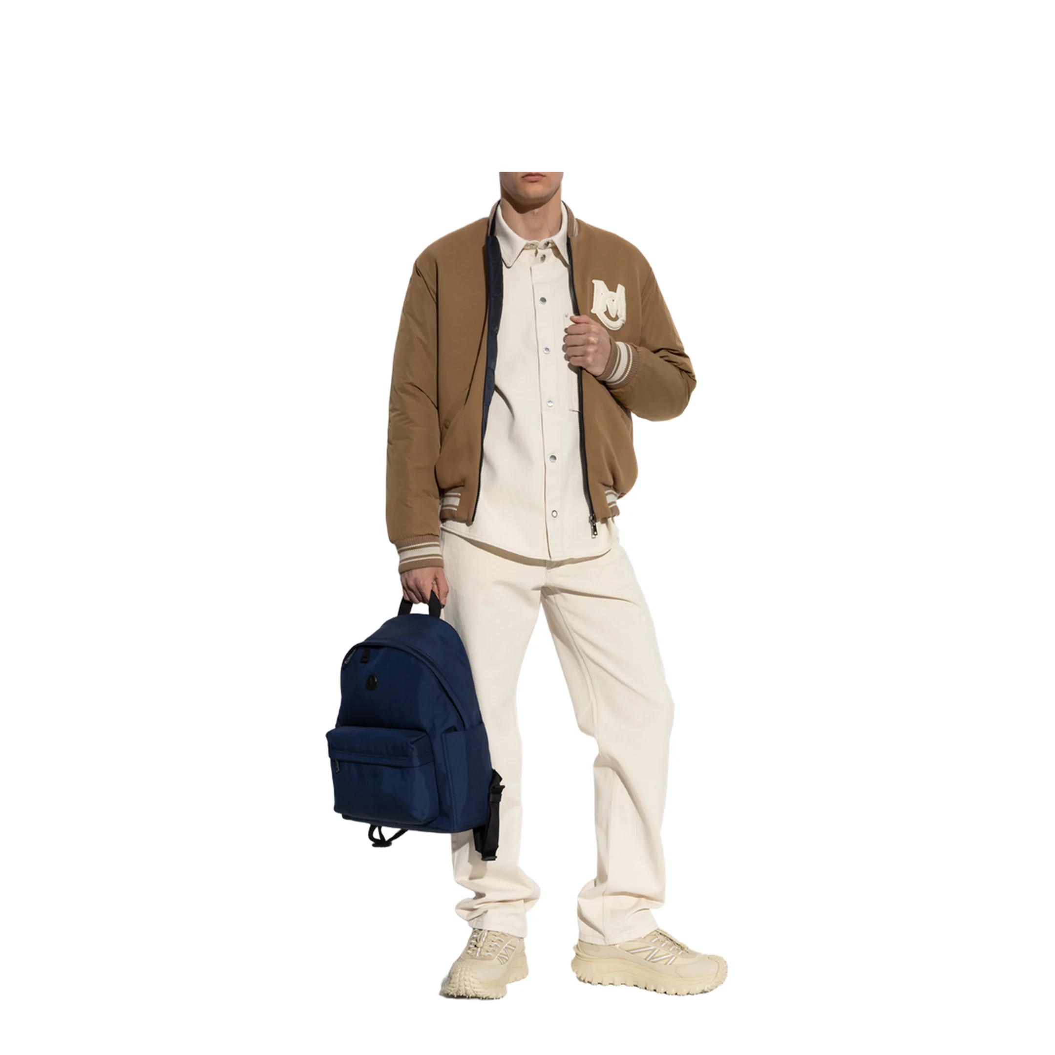 White Ivory Denim Long Sleeve Shirt - Image 2