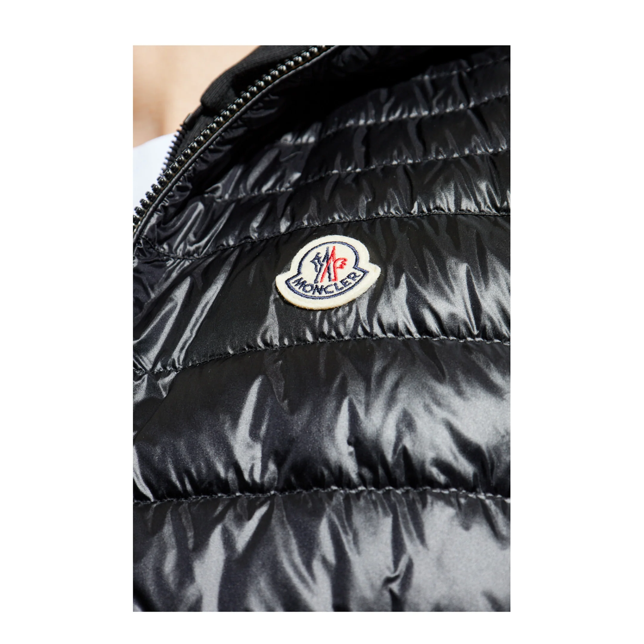 Black Orant Hooded Down Vest - Image 4