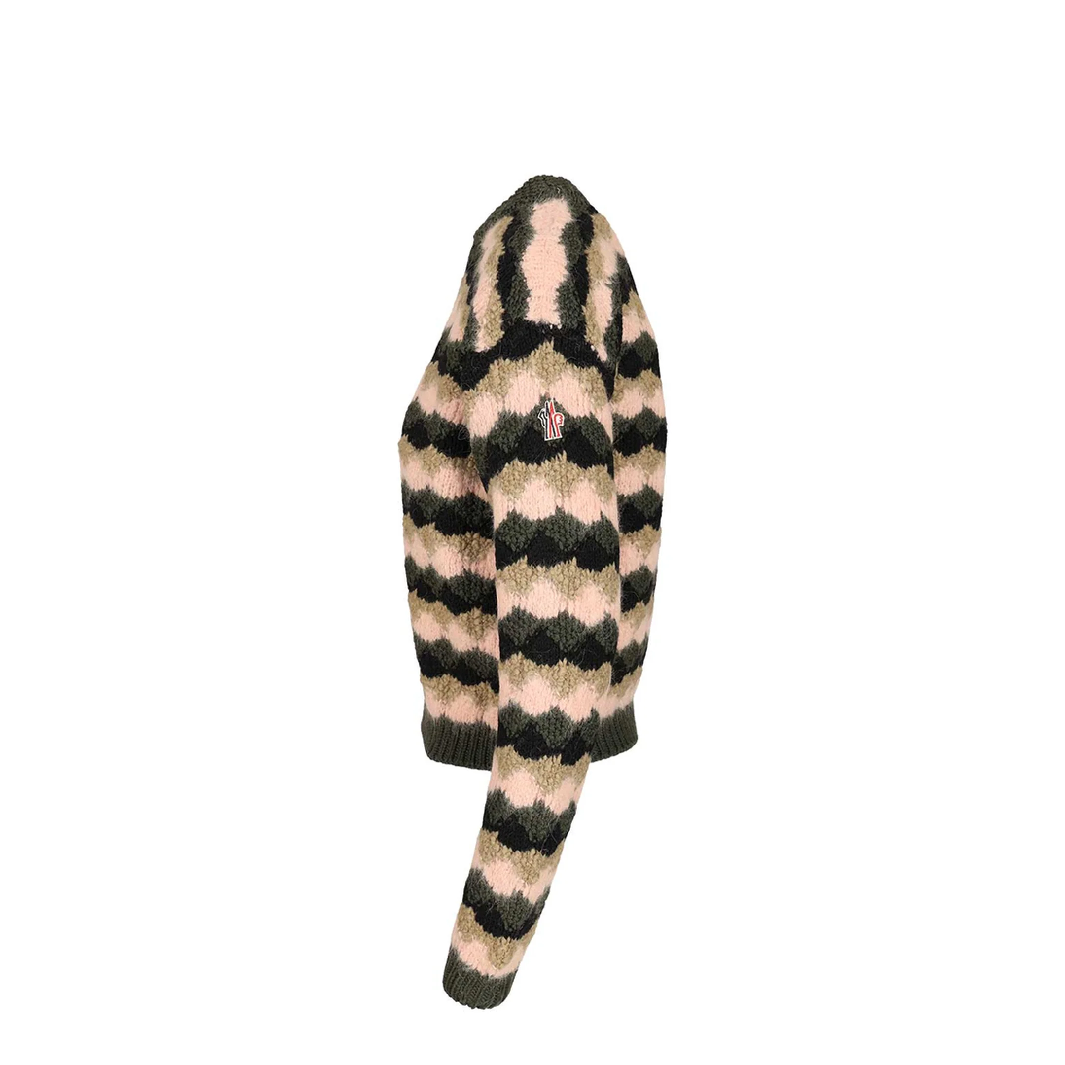 Multicolour Wool & Alpaca Blend Striped Jumper - Image 3