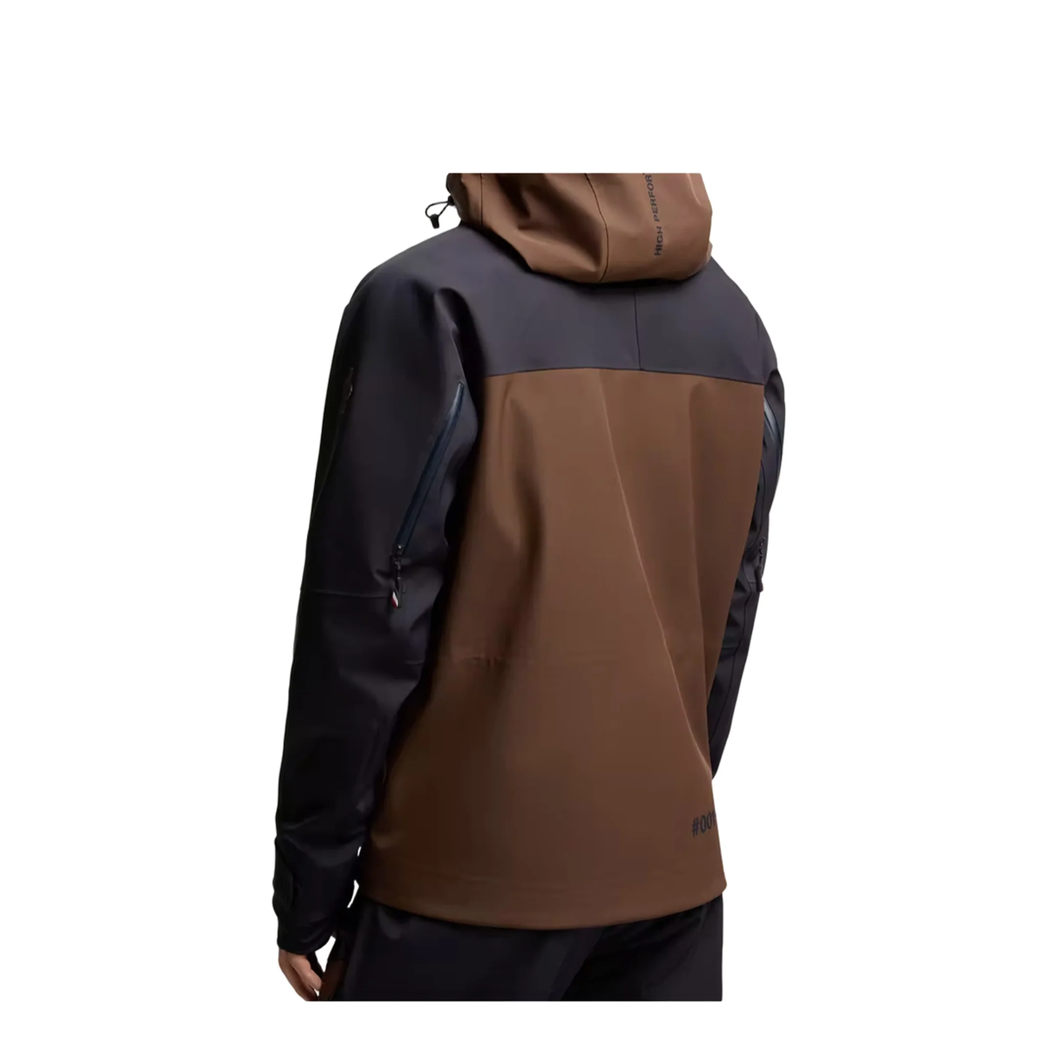 Navy and Brown Casual Jacket - Image 3