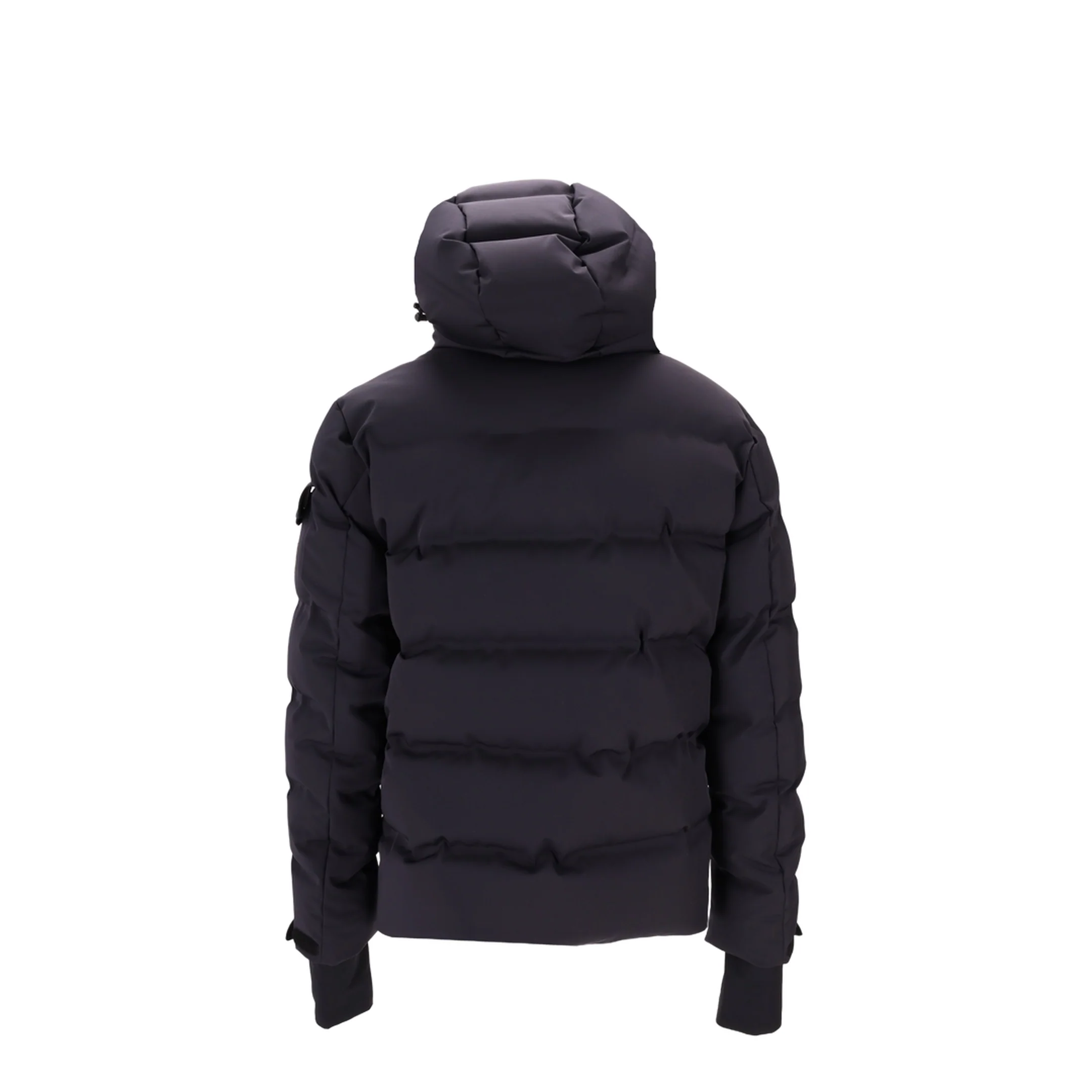 Navy Blue Montgetech Hooded Down Ski Jacket - Image 4
