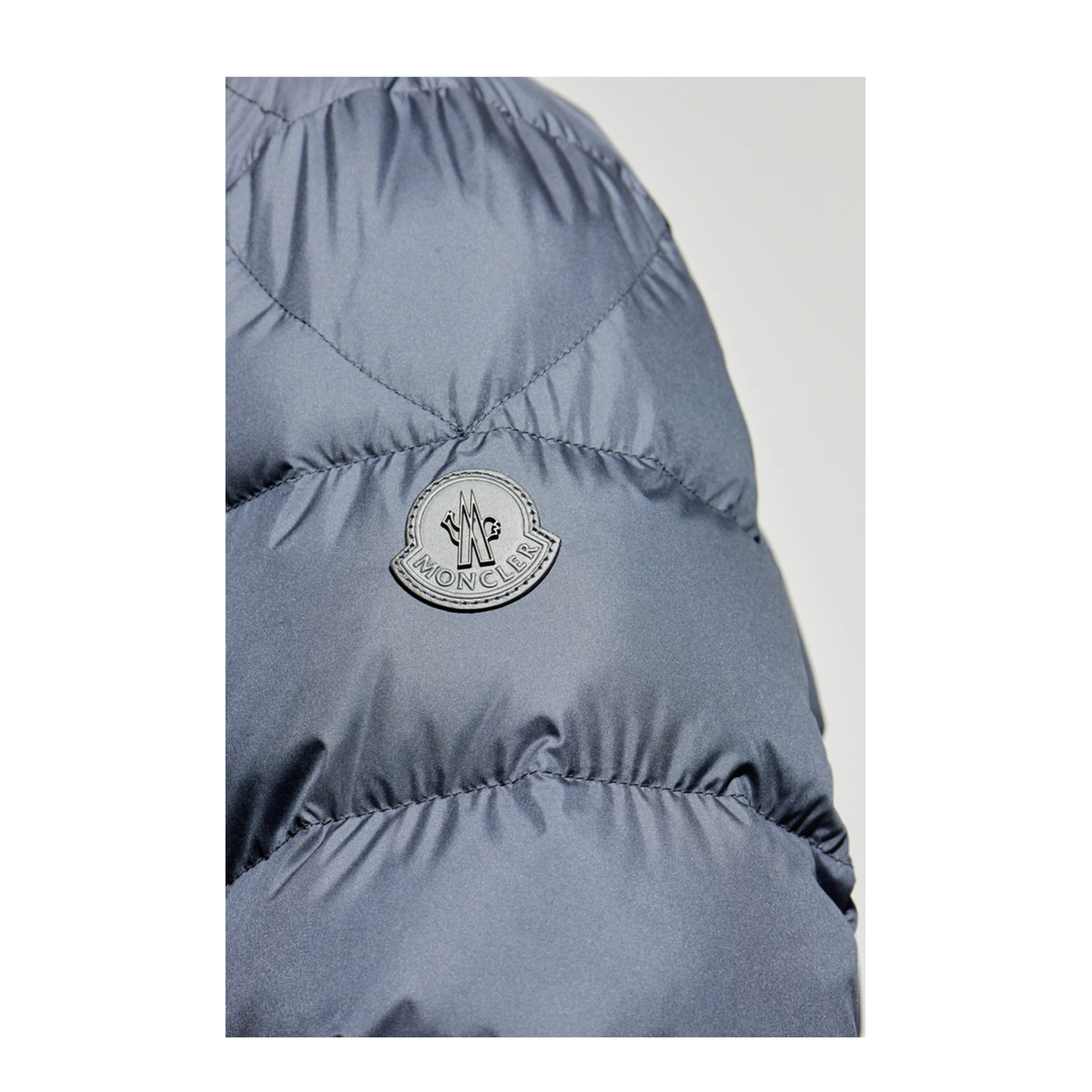 Navy Blue Phrier Short Down Jacket - Image 5