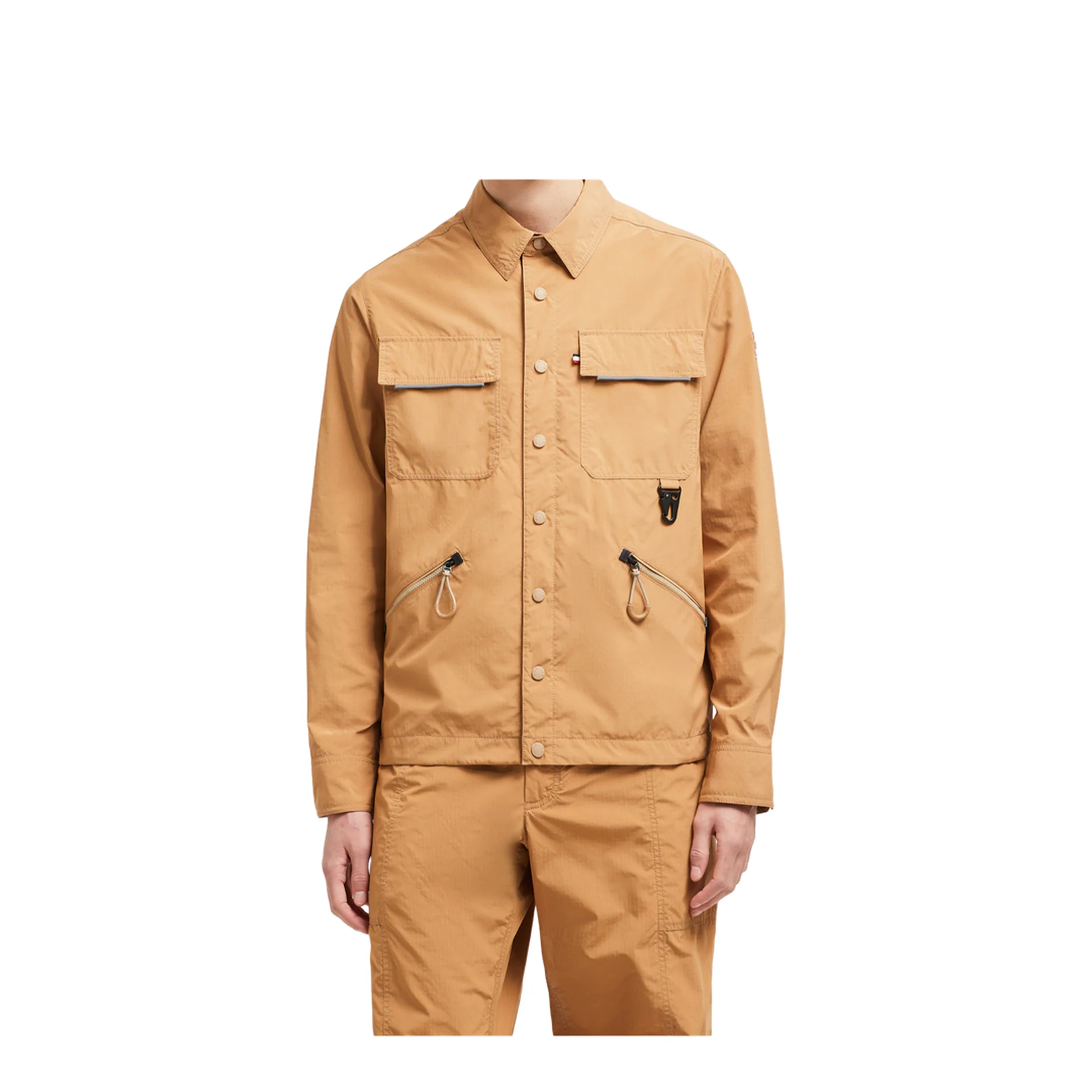 Ochre Orange Zennor Shirt Jacket - Image 2