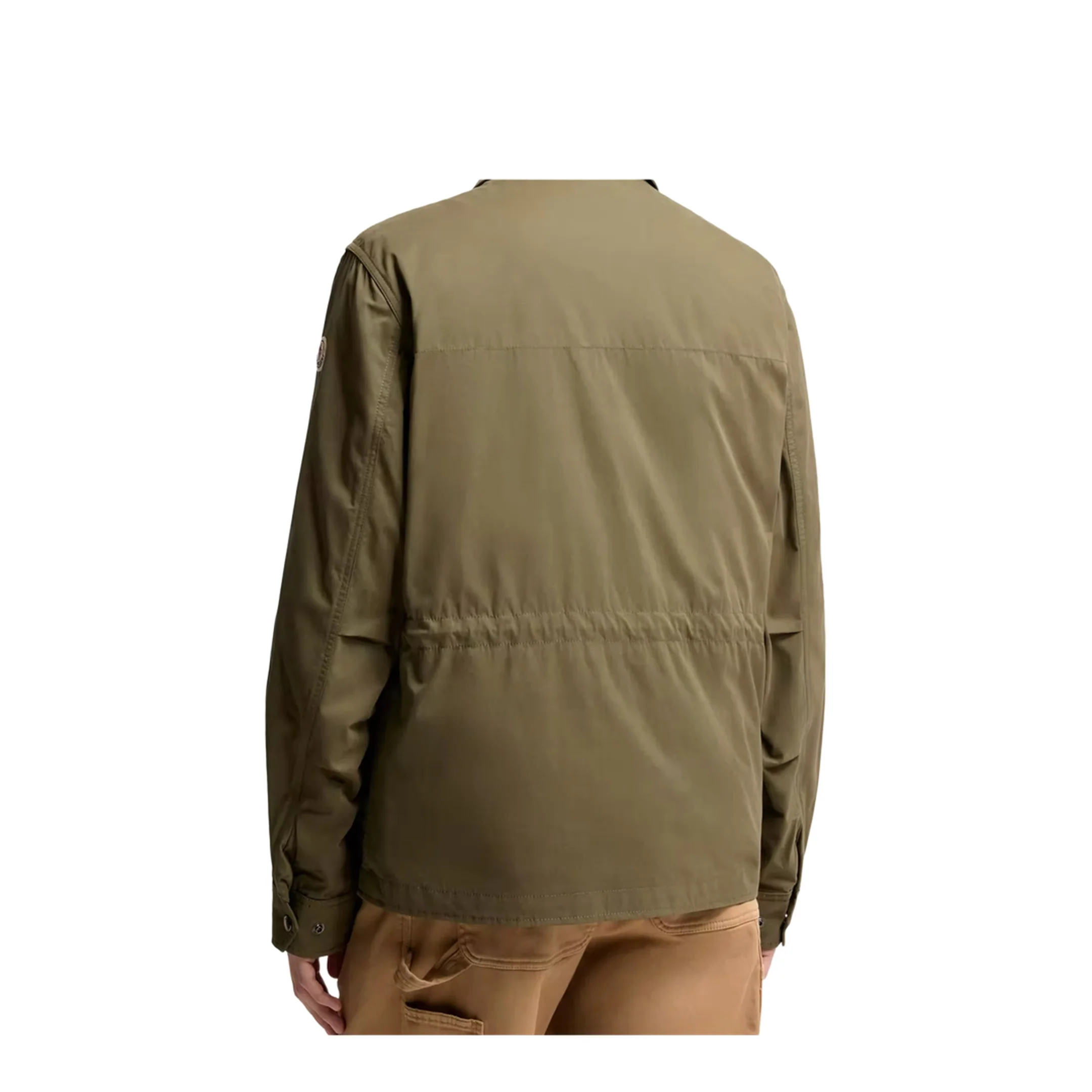 Olive Green Roquille 3-in-1 Reversible Down Shirt Jacket - Image 4
