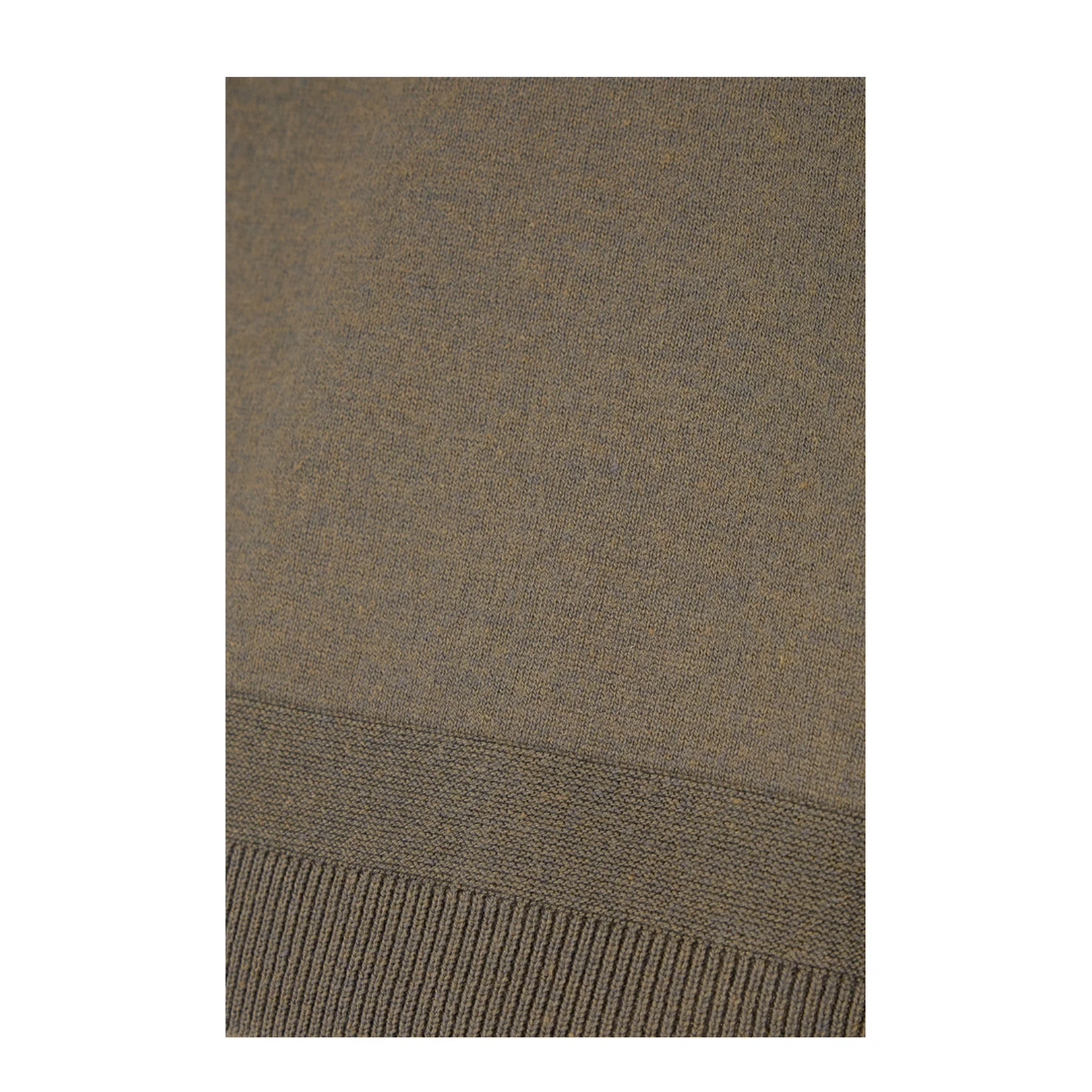 Olive Green Silk Blend Sweater - Image 3