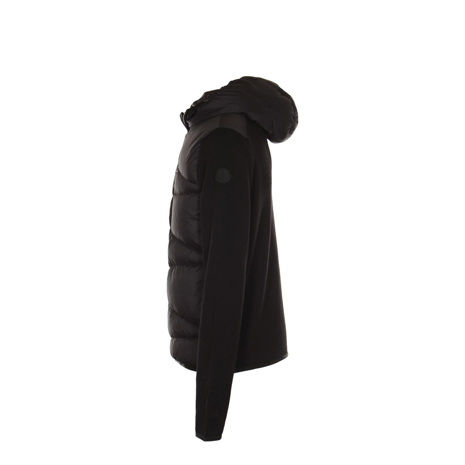 Padded Cardigan with Hood - Image 3