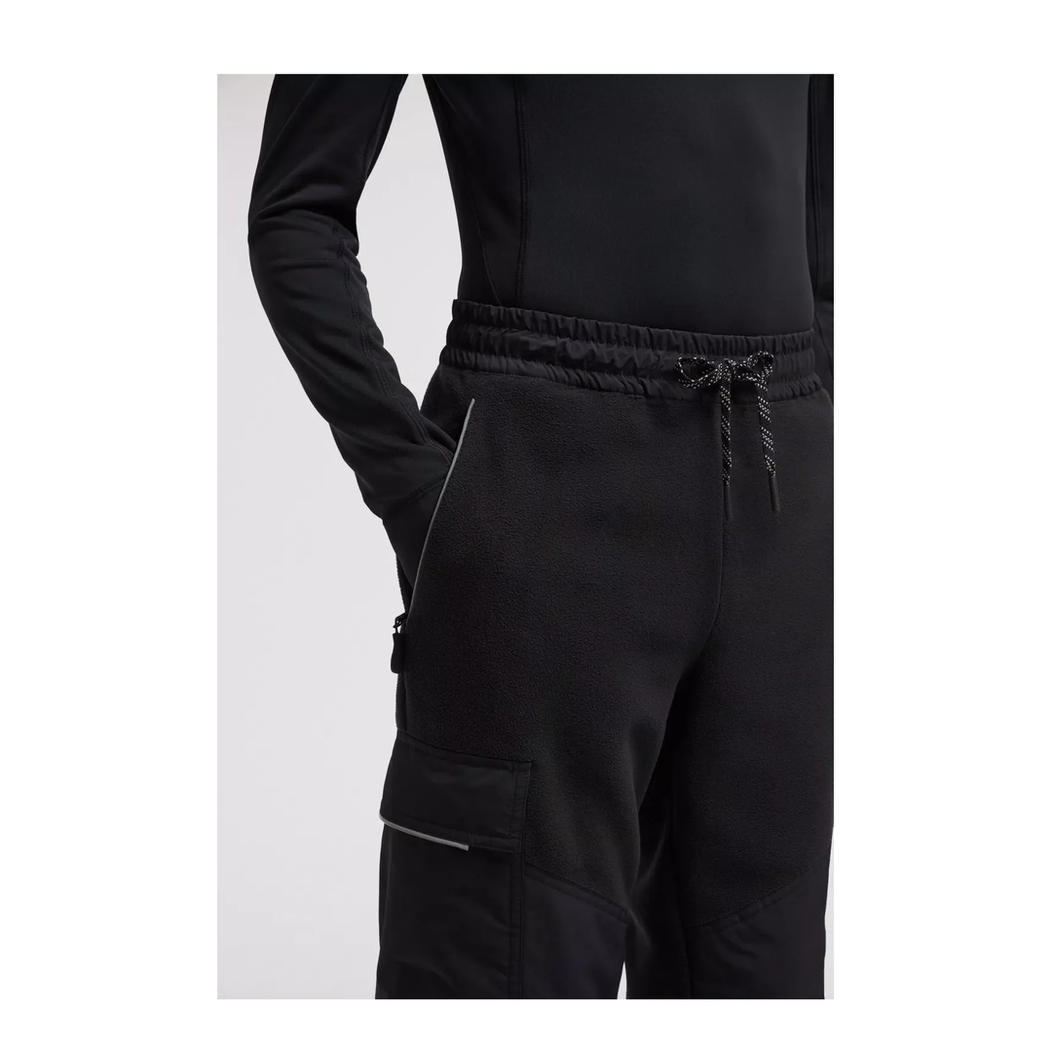 Men's Polartec Sweatpants Black - Image 4