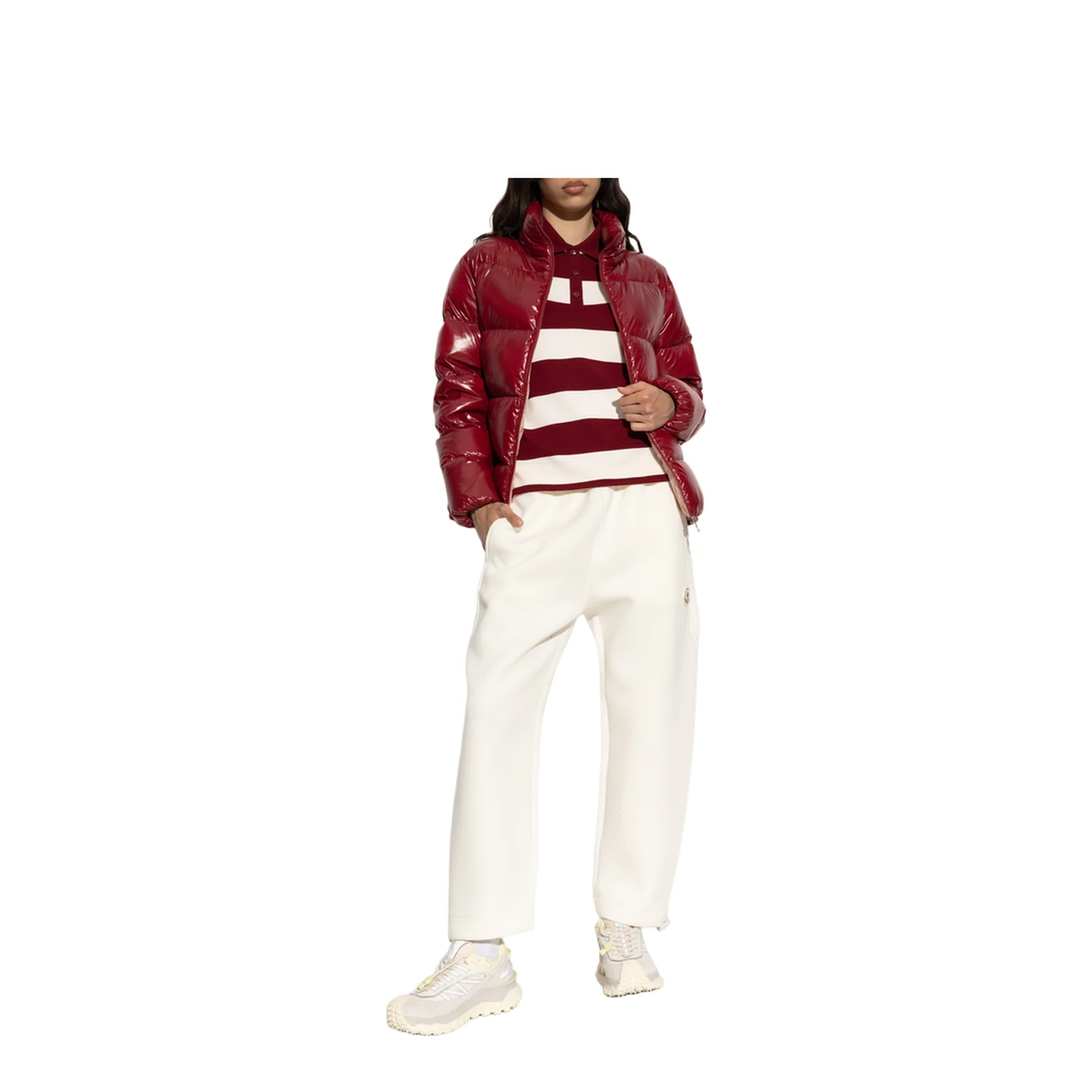 Polo with Logo Striped Red White - Image 2
