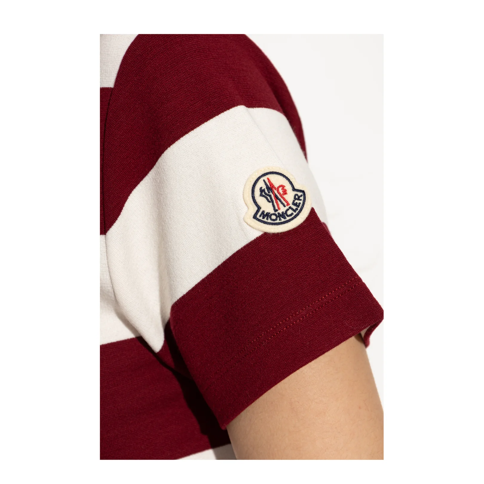 Polo with Logo Striped Red White - Image 5