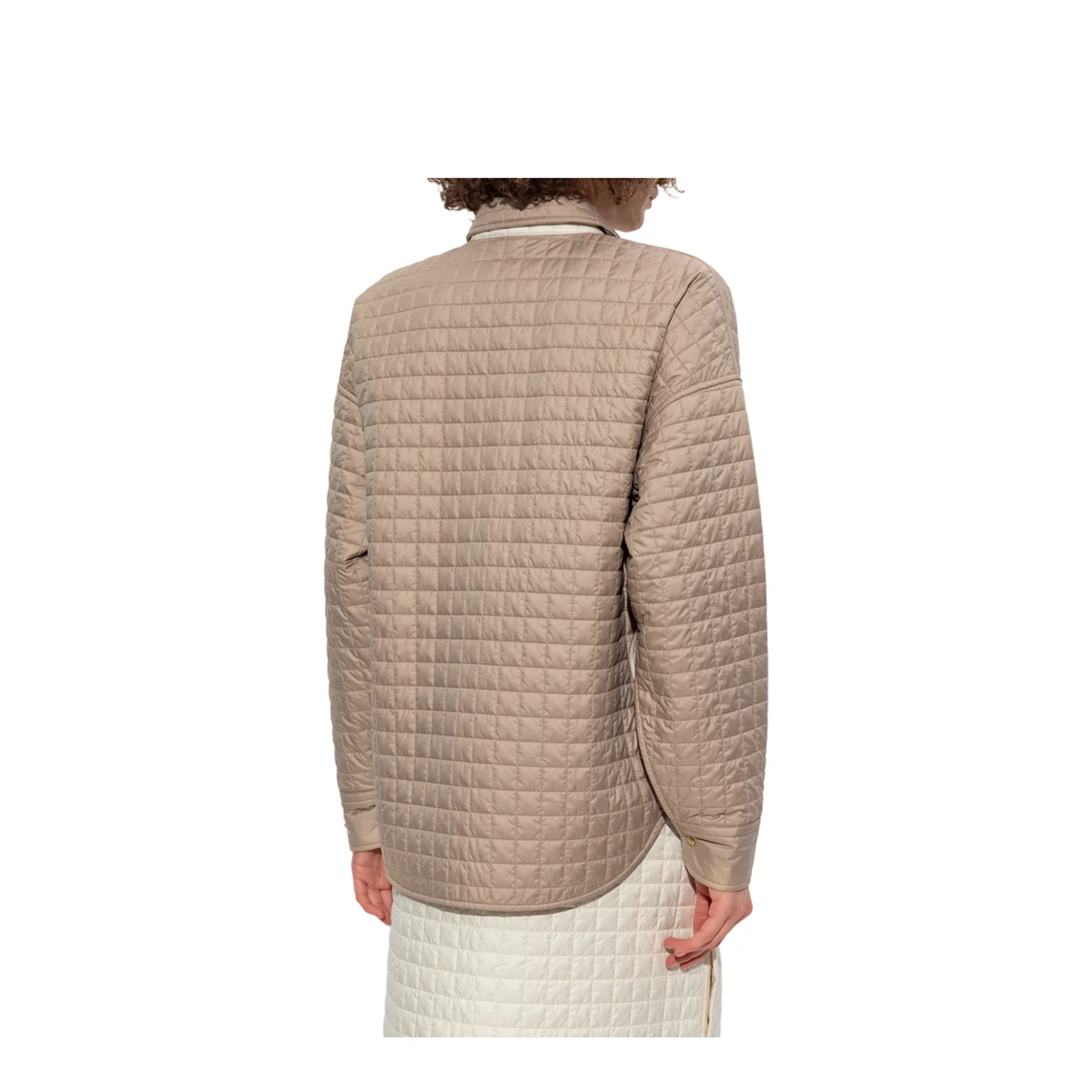 Quilted Shirt Beige - Image 4