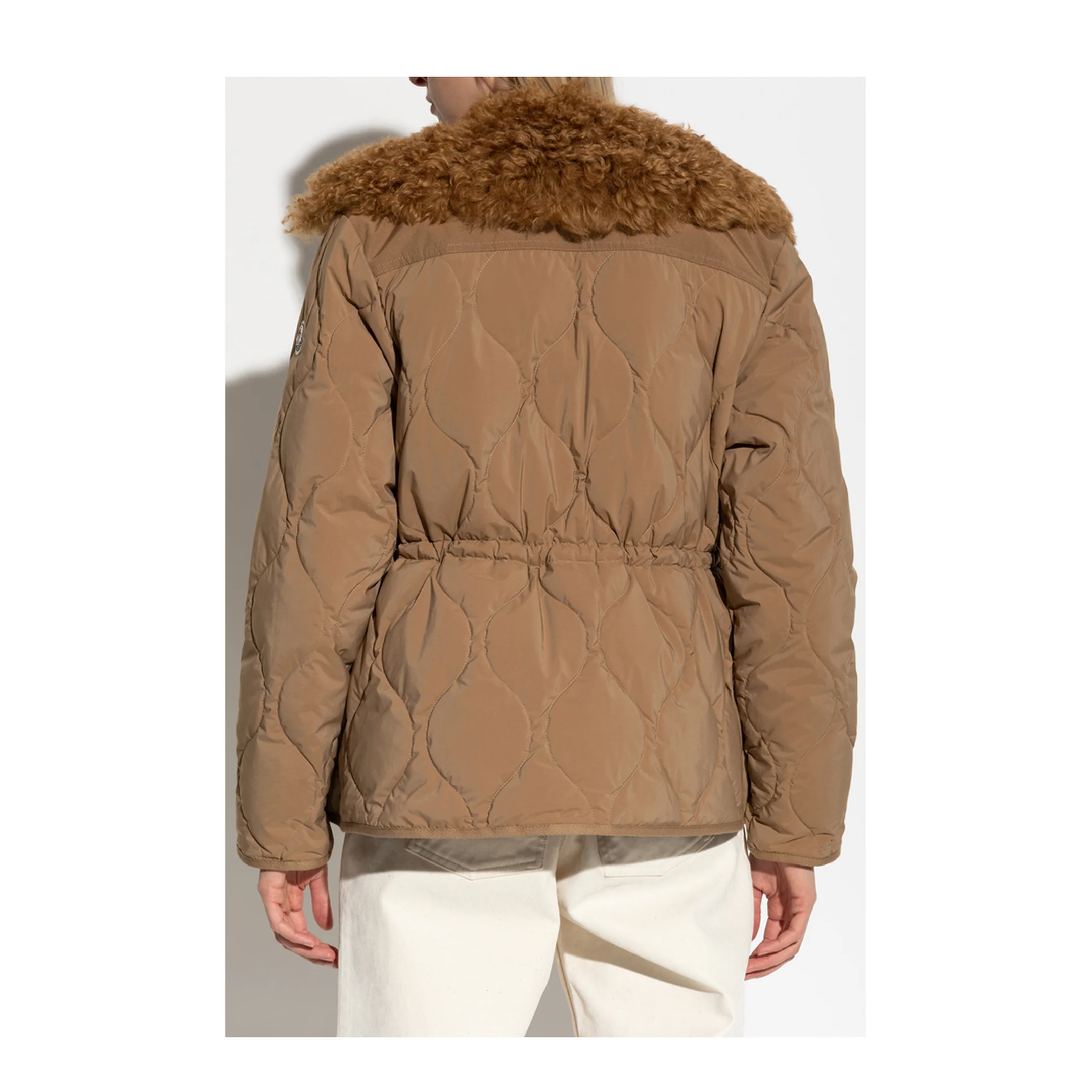 Quintin 3-in-1 Shearling-Trimmed Short Down Jacket - Image 4
