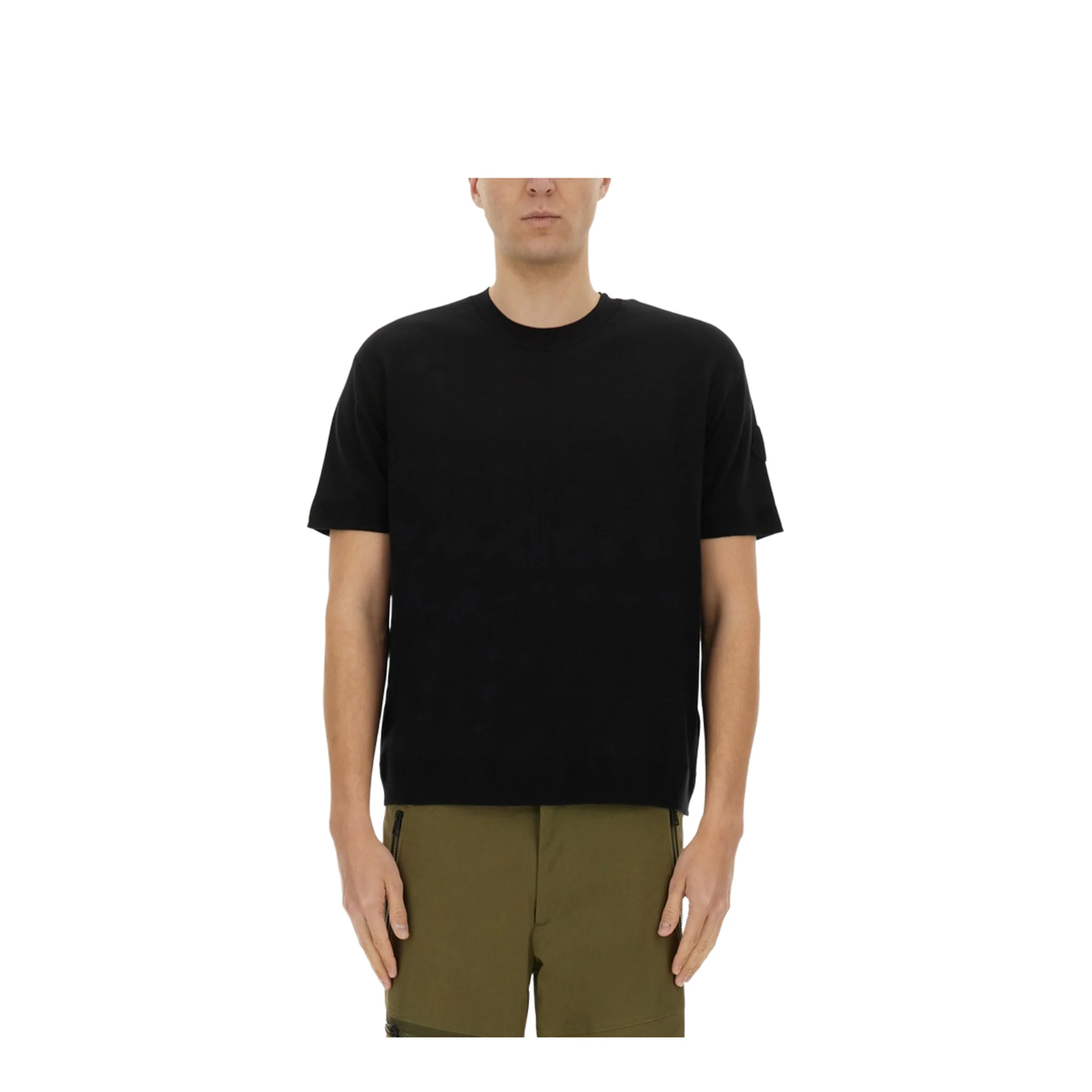 Silk & Cotton Knit T-Shirt