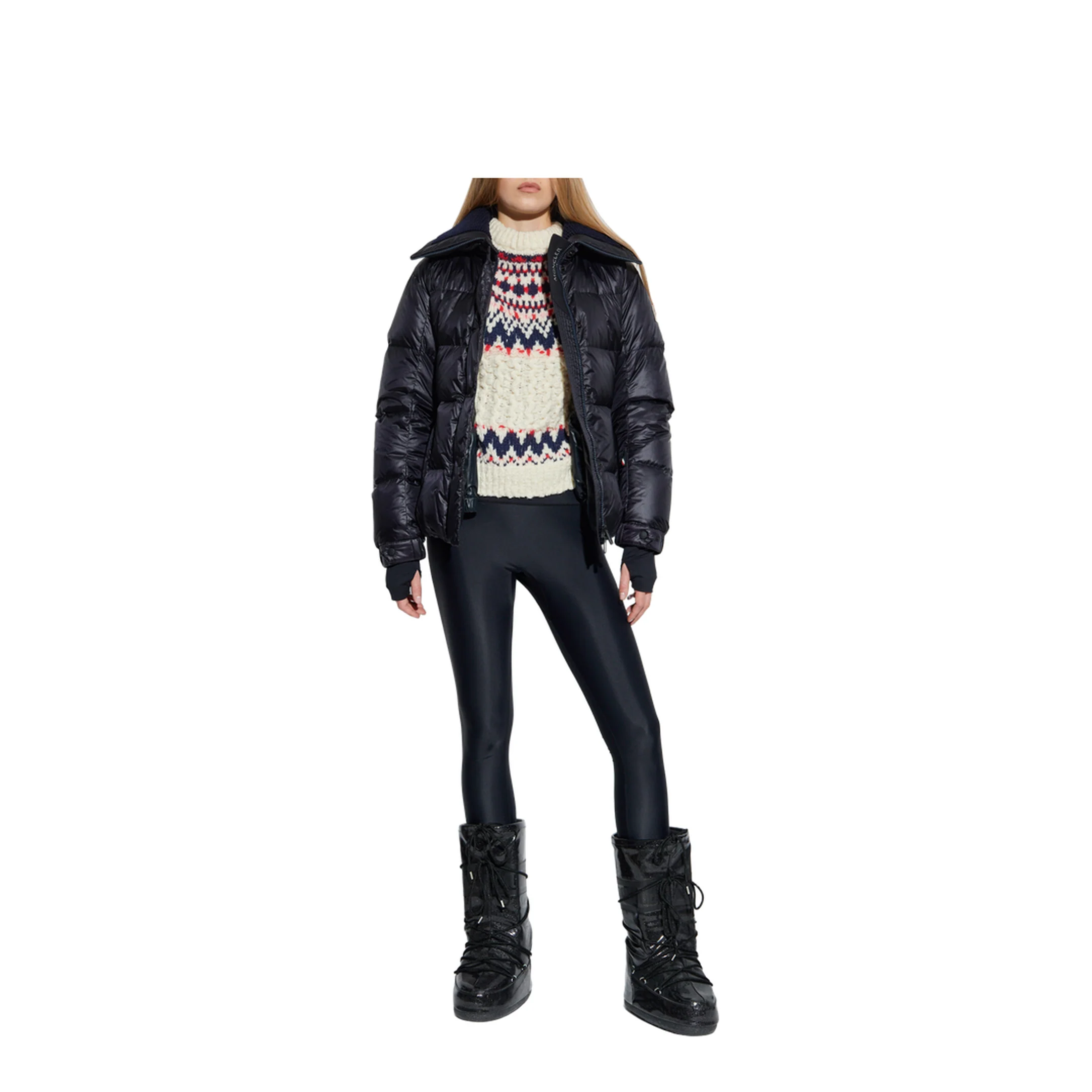 Geometric Jacquard Wool Blend Jumper - Image 2
