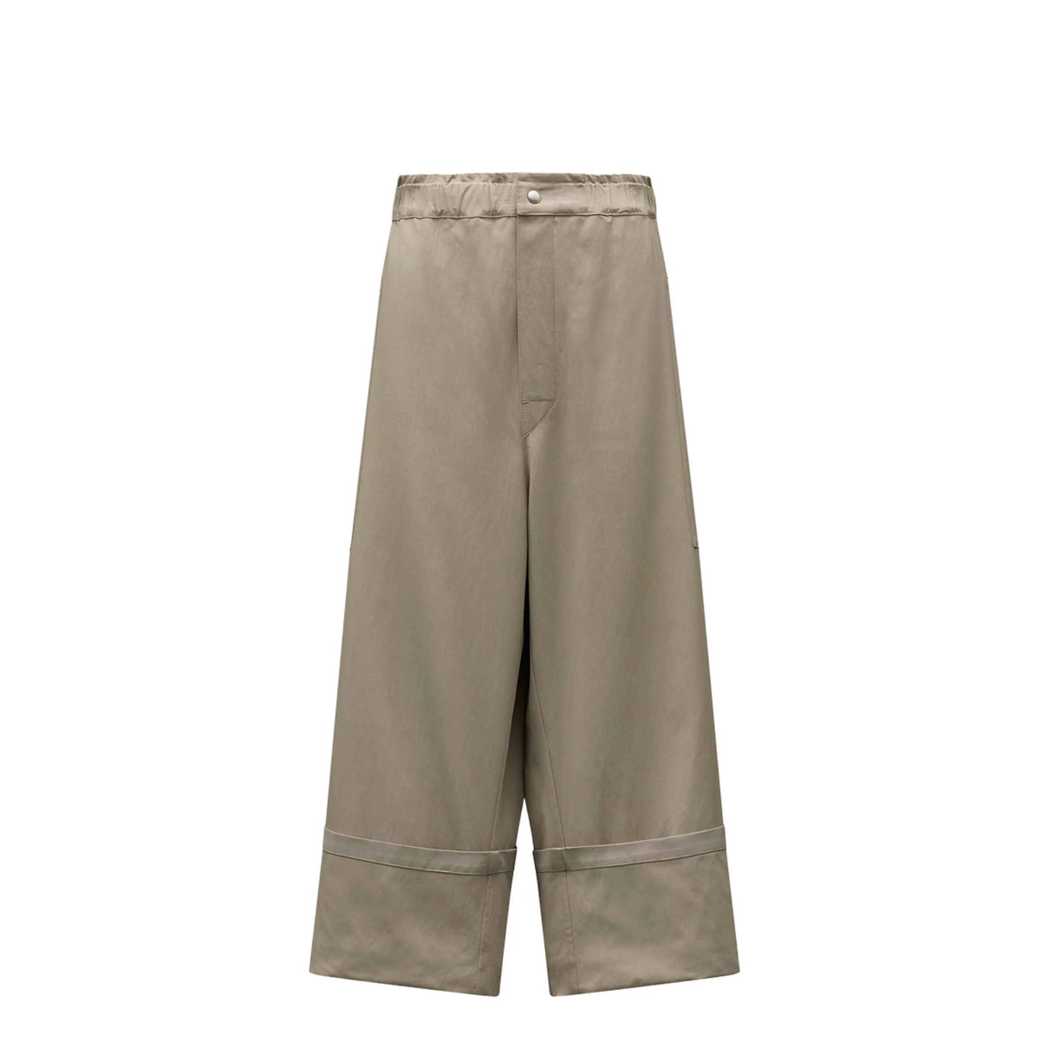 Wide Leg Beige Pants - Image 2
