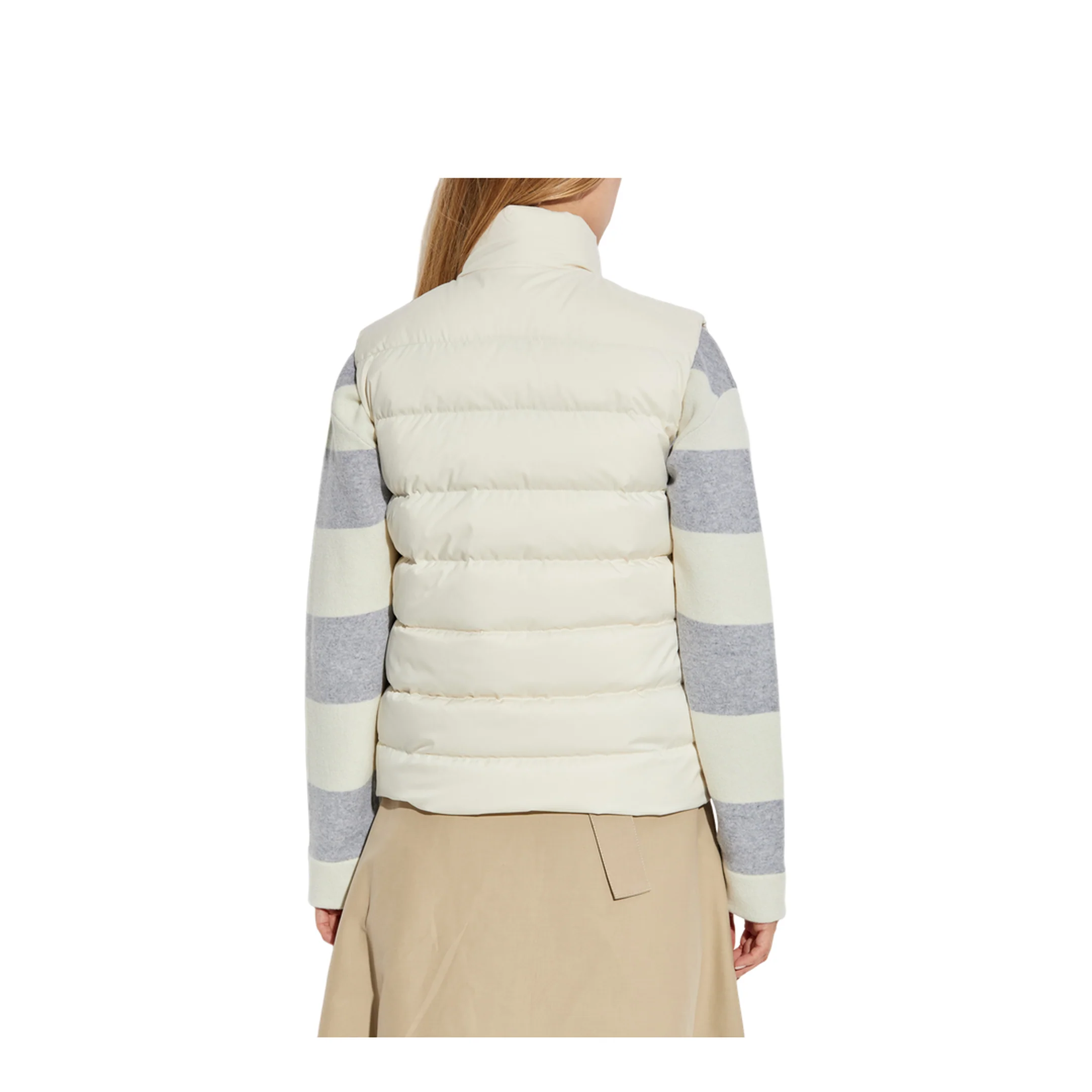 White Ivory Besset Down Gilet Vests - Image 4