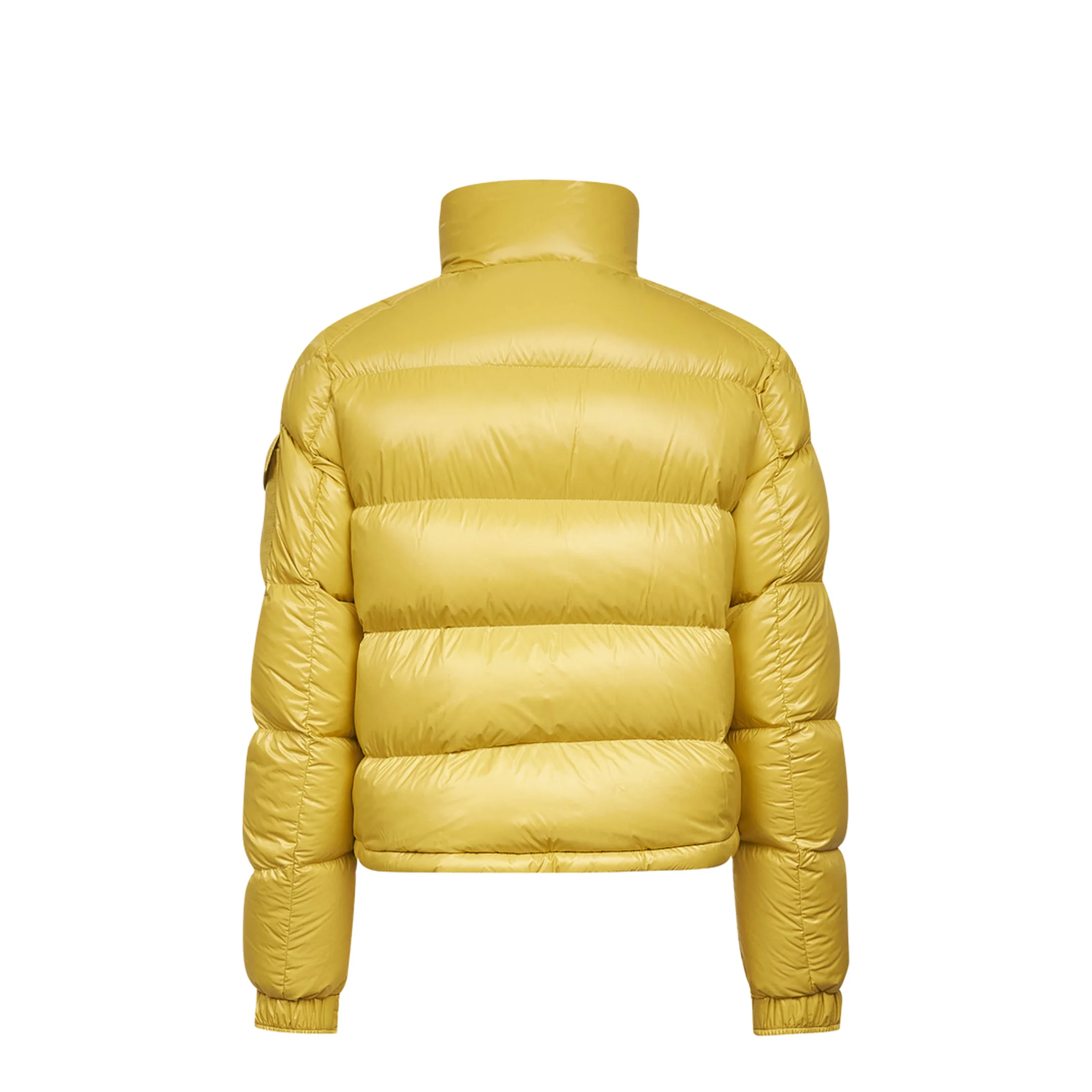 Yellow Levitha Hooded Short Down Jacket - Image 2