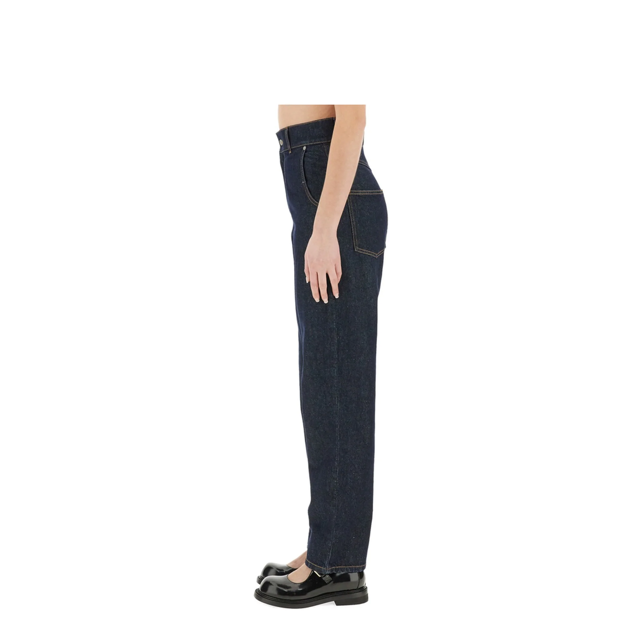 "LAUREL CROWN PATCH" DENIM PANTS - Image 4