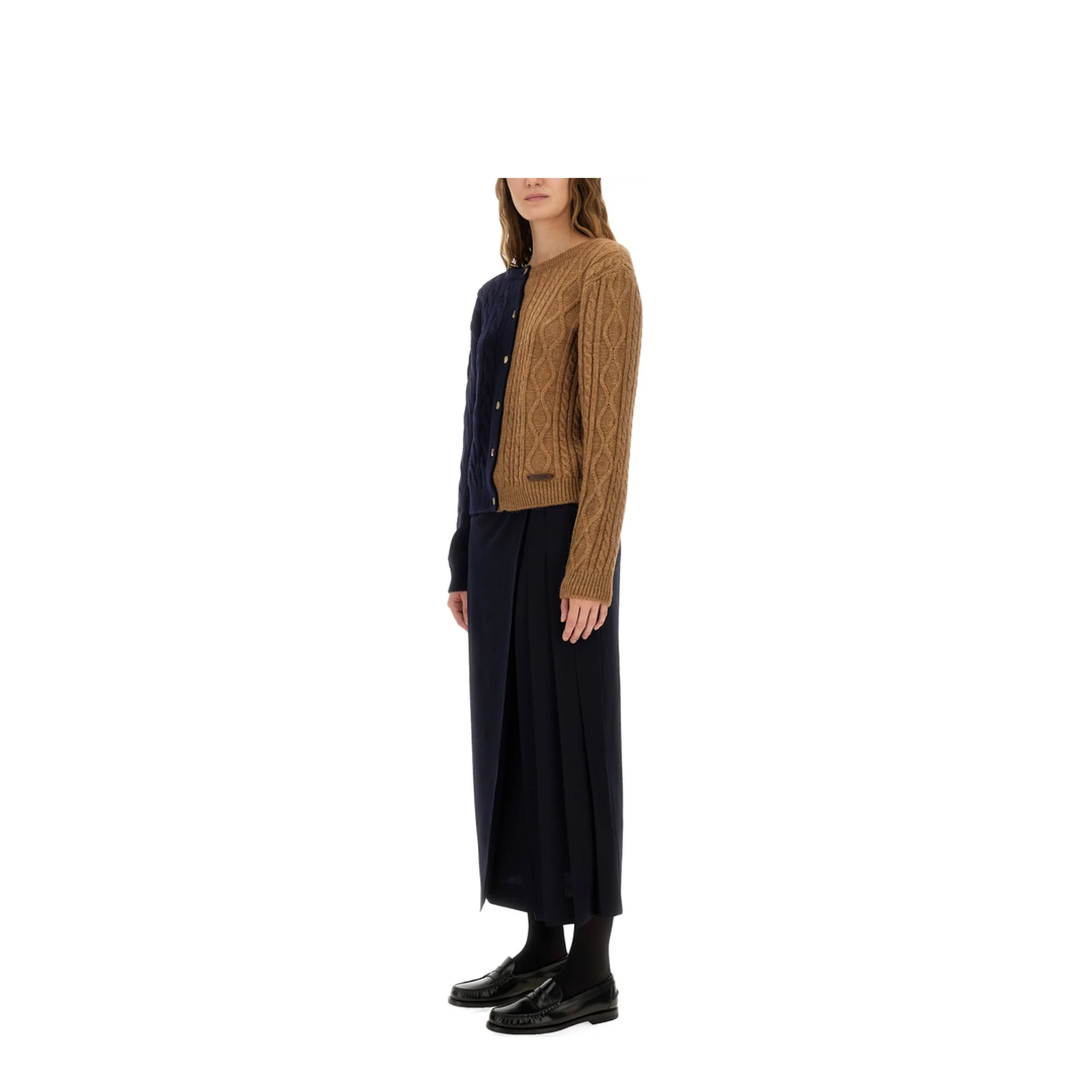 MIDI SKIRT WITH TOGGLE - Image 2