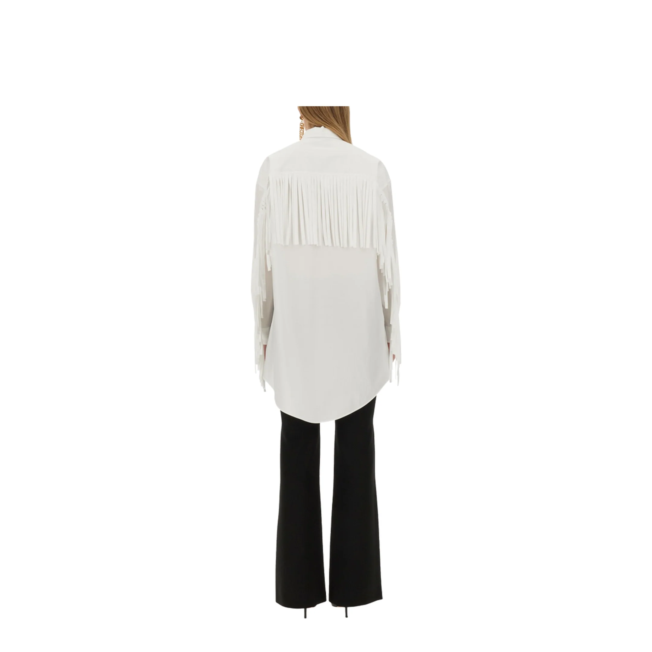Oversized Couture Shirt in White - Image 3