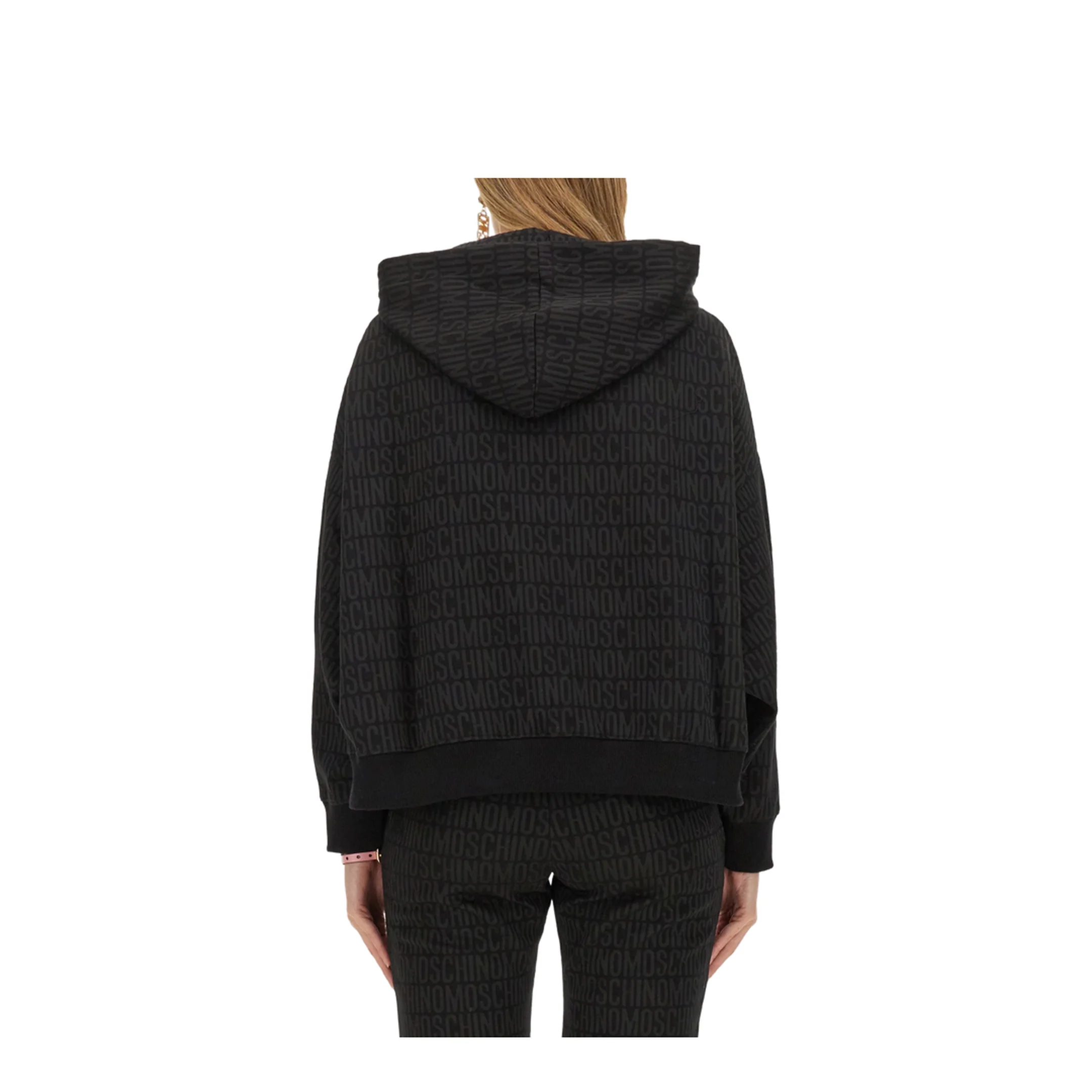 Sweatshirt with All Over Logo - Image 3