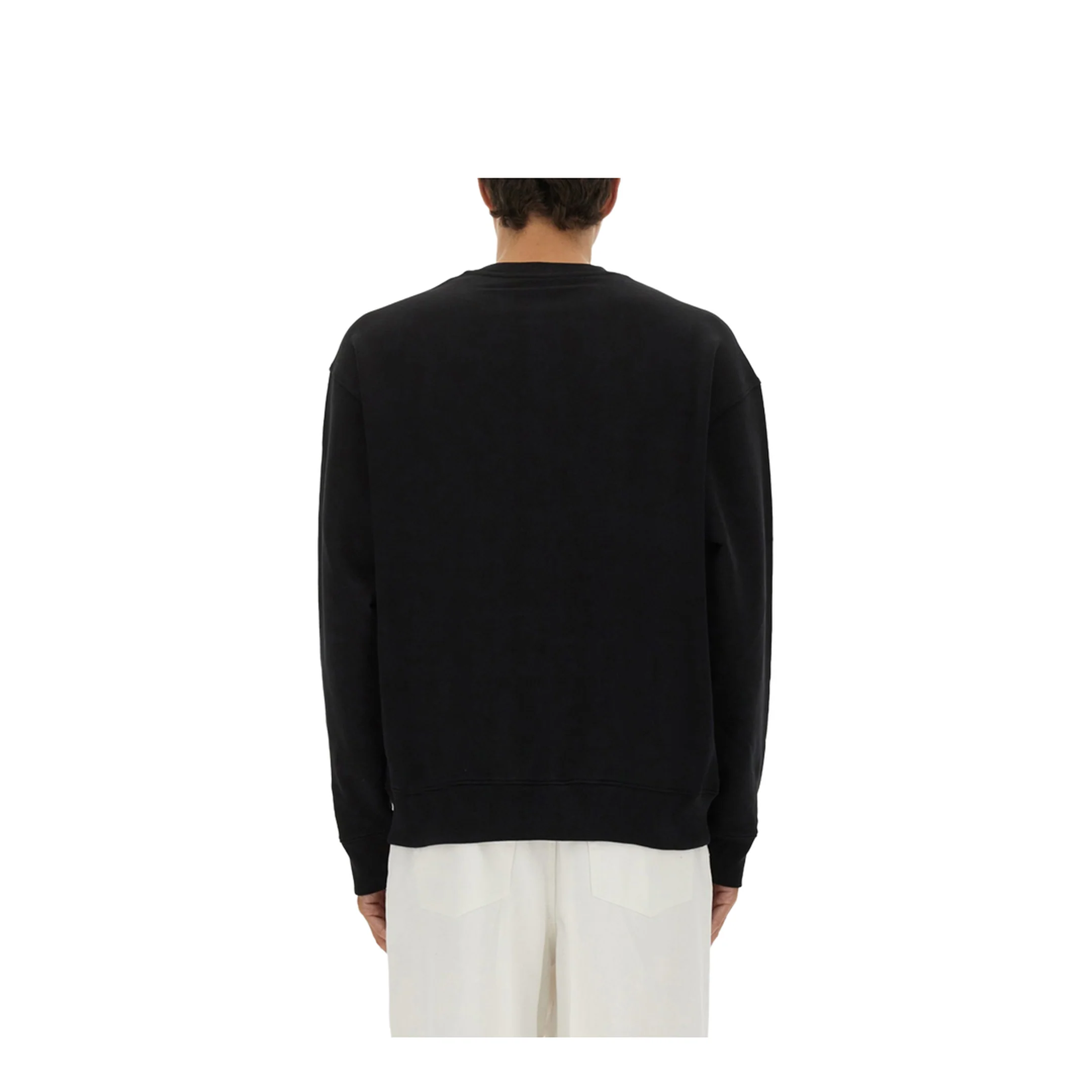 Sweatshirt with Laurel Crown Logo Embroidery - Image 3
