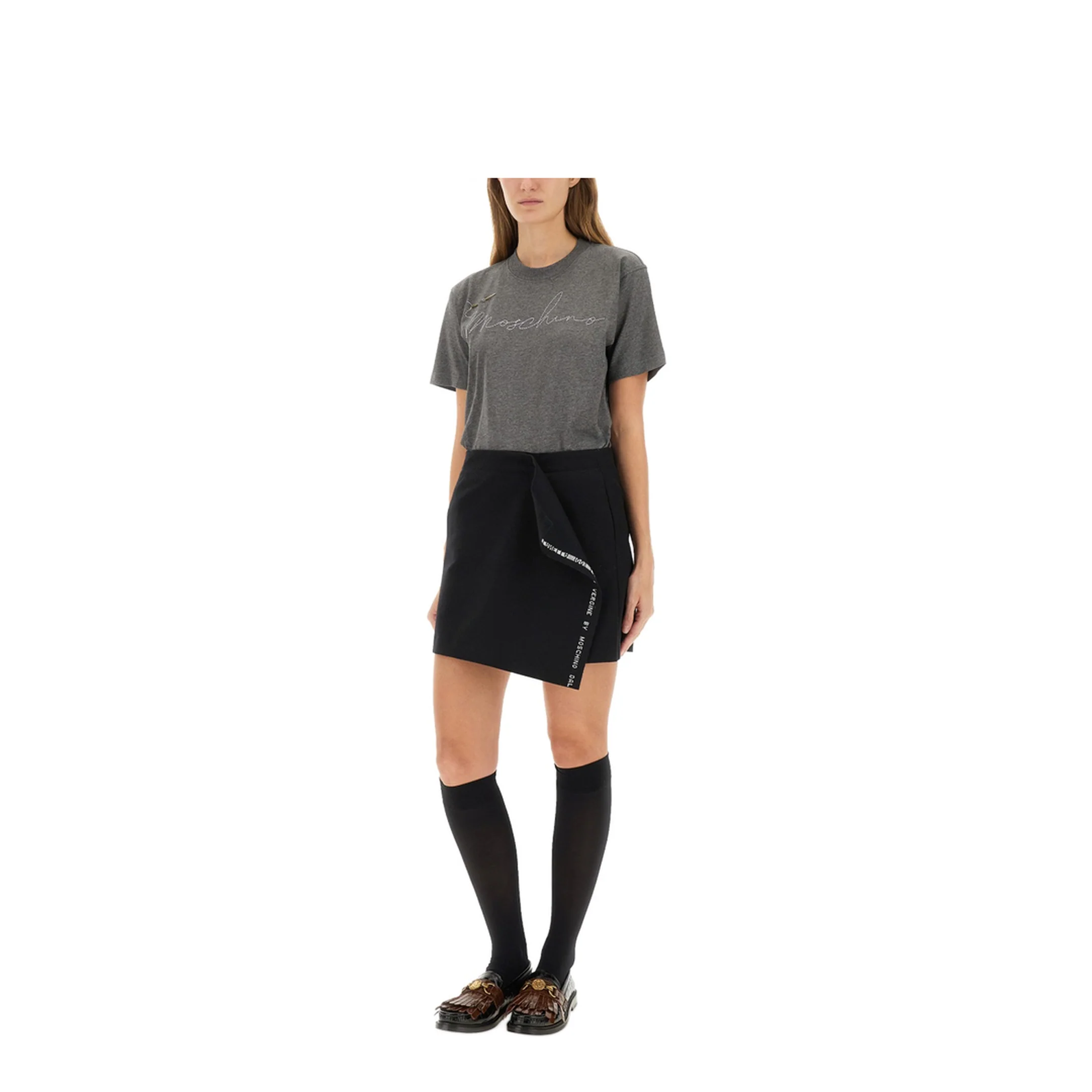 T-Shirt with Embroidered Logo - Image 2