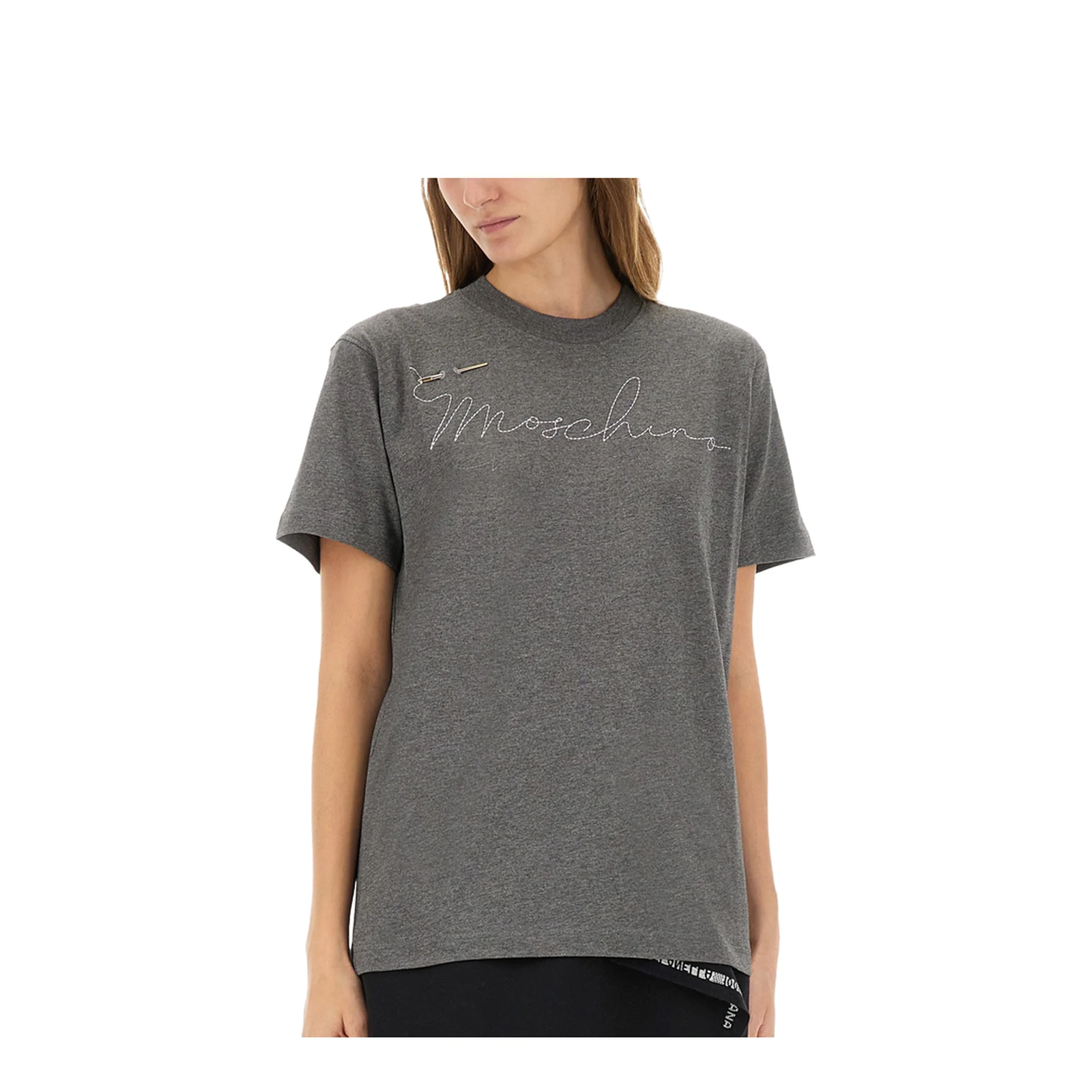 T-Shirt with Embroidered Logo - Image 4