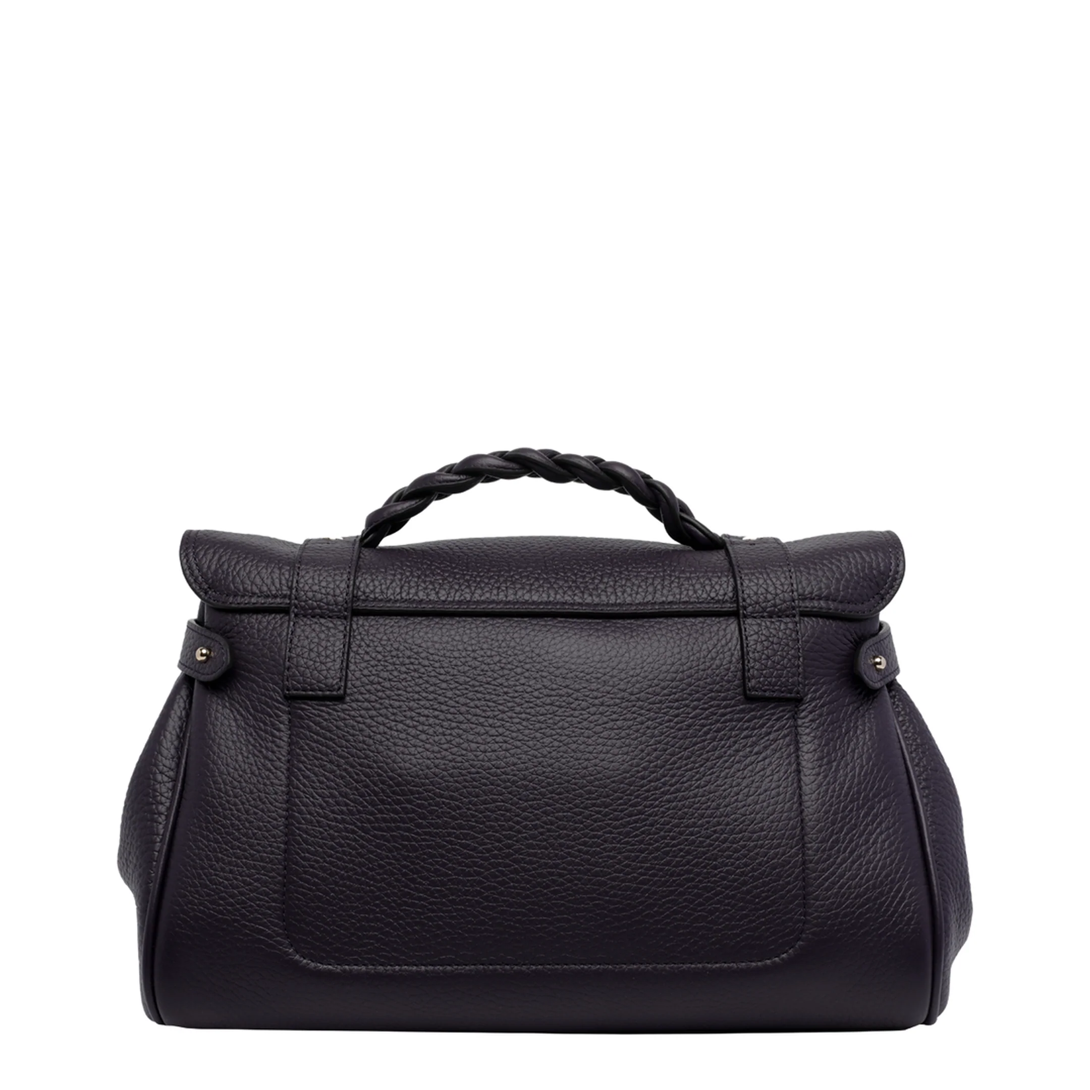 Alexa Calfskin Handbag - Purple - Image 3