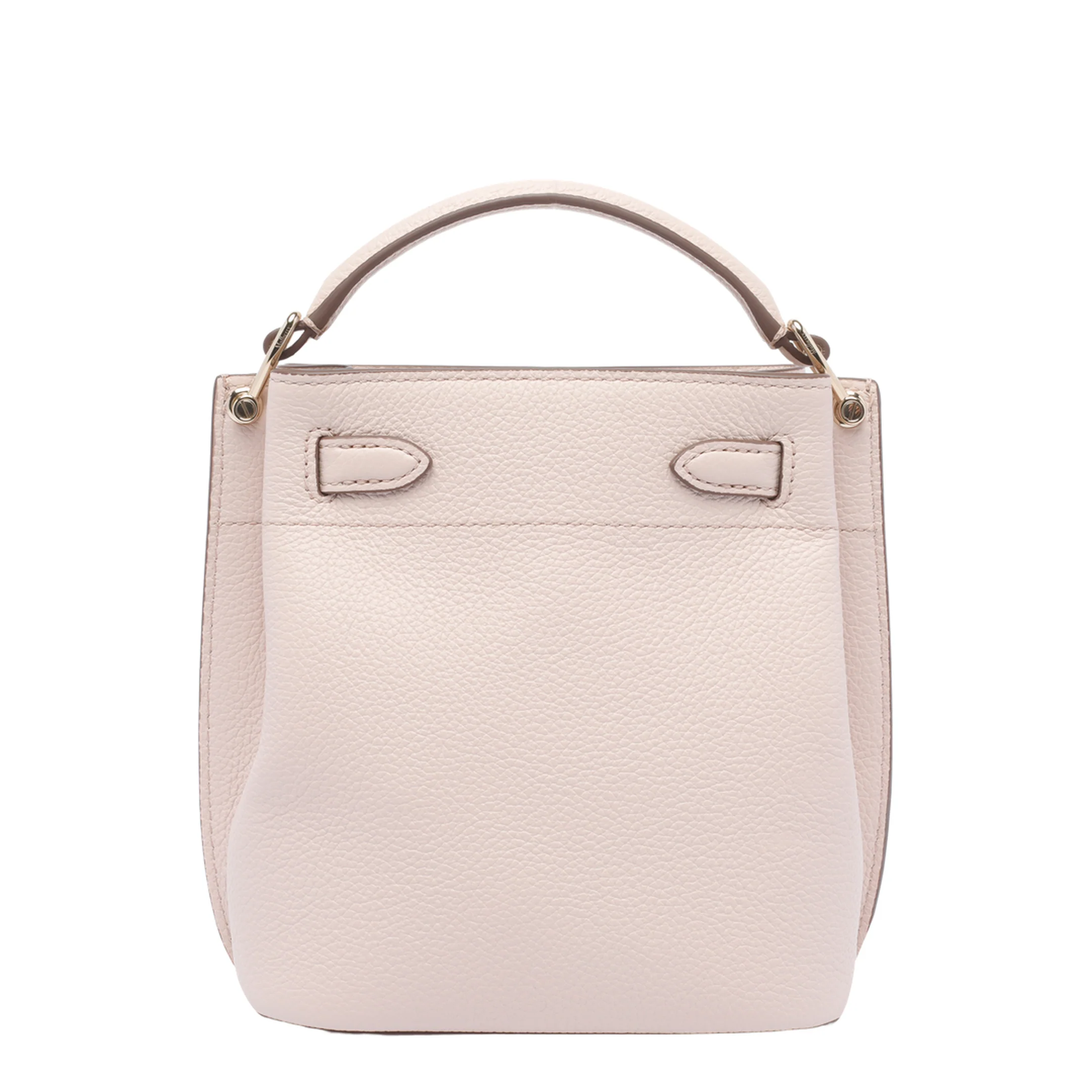 Leather Bucket Bag with Logo - Image 3