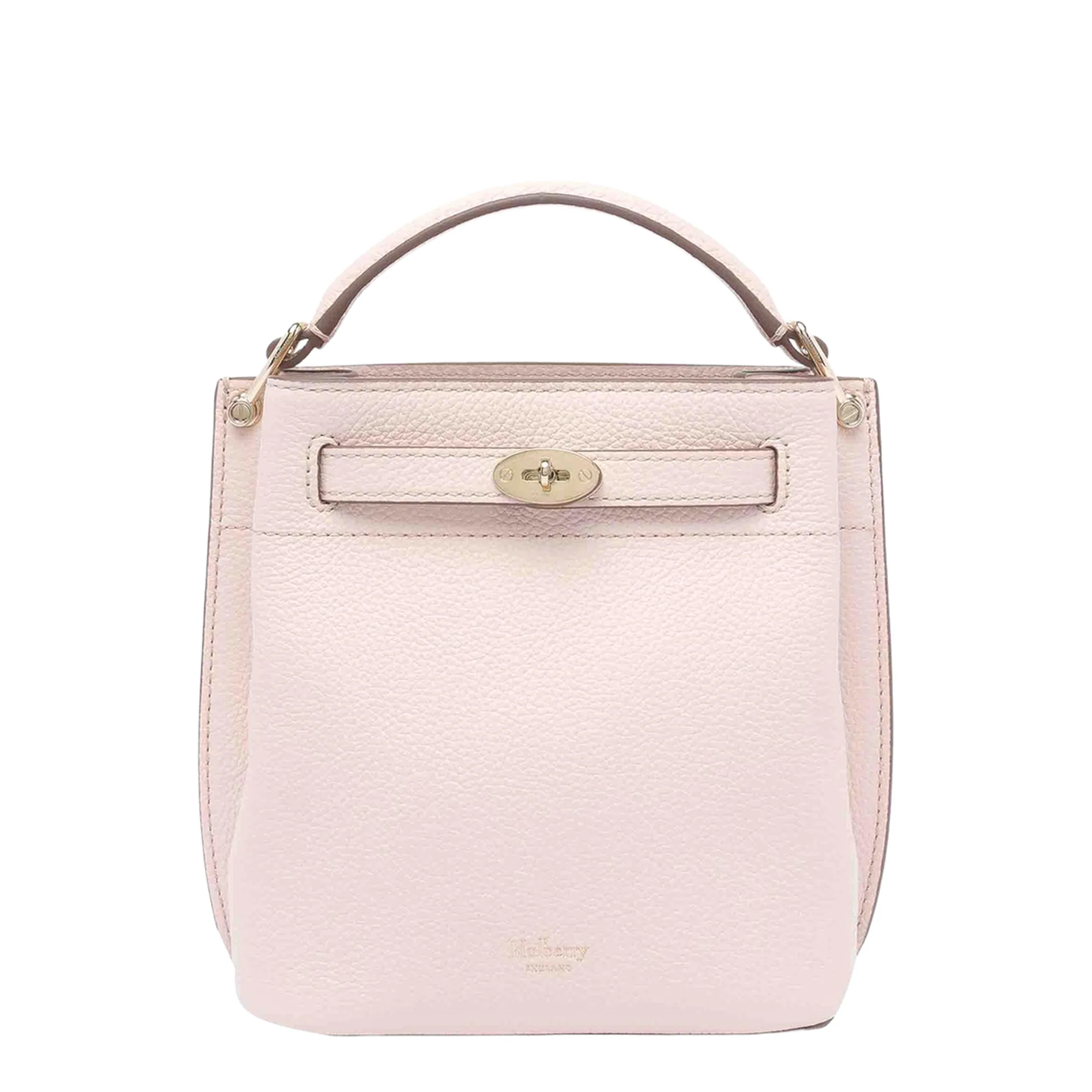 Leather Bucket Bag with Logo - Image 5