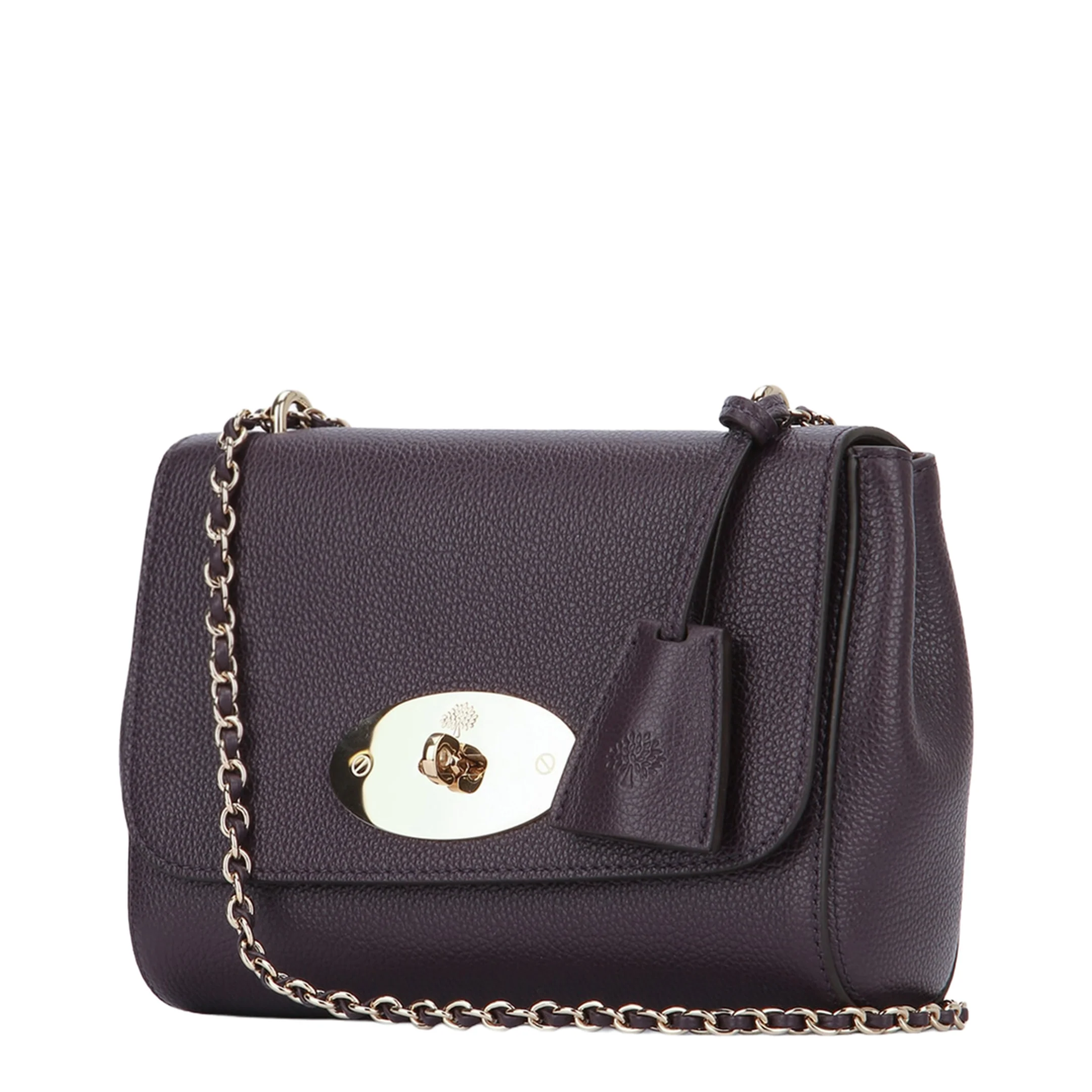 Lily Deep Aubergine Small Classic Grain - Image 2