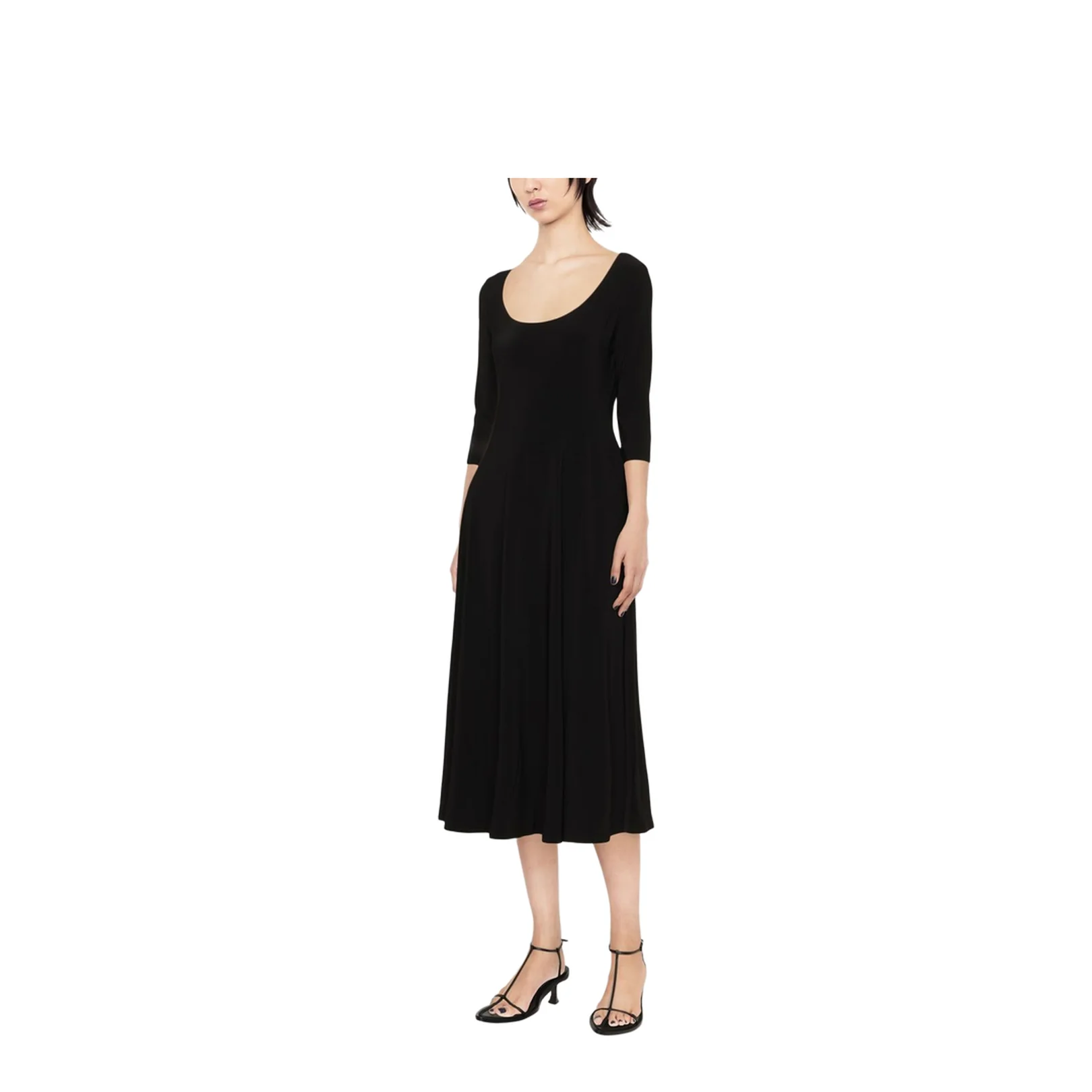Flared Midi Dress - Image 3
