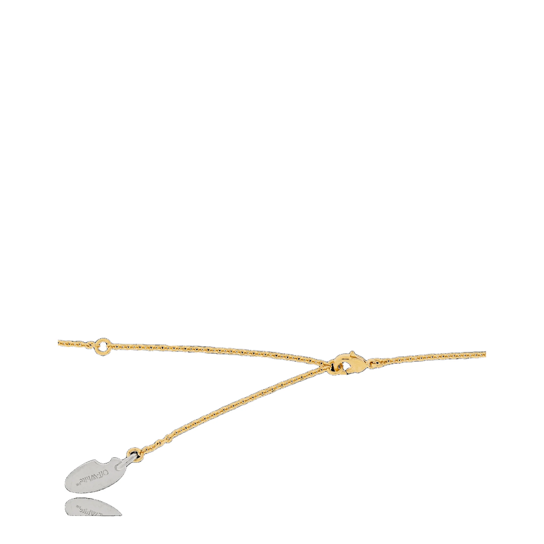 Bicolor Arrow Pendant Necklace in Gold - Image 3