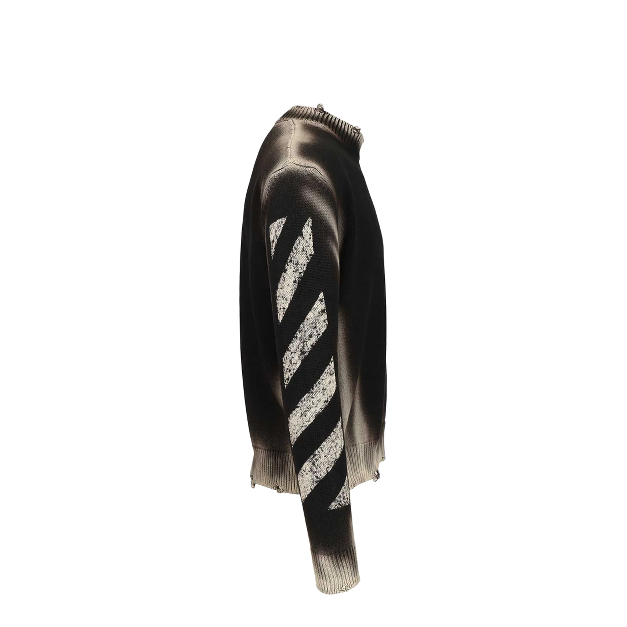 Diag Arr Corrosion Sweater Black - Image 3