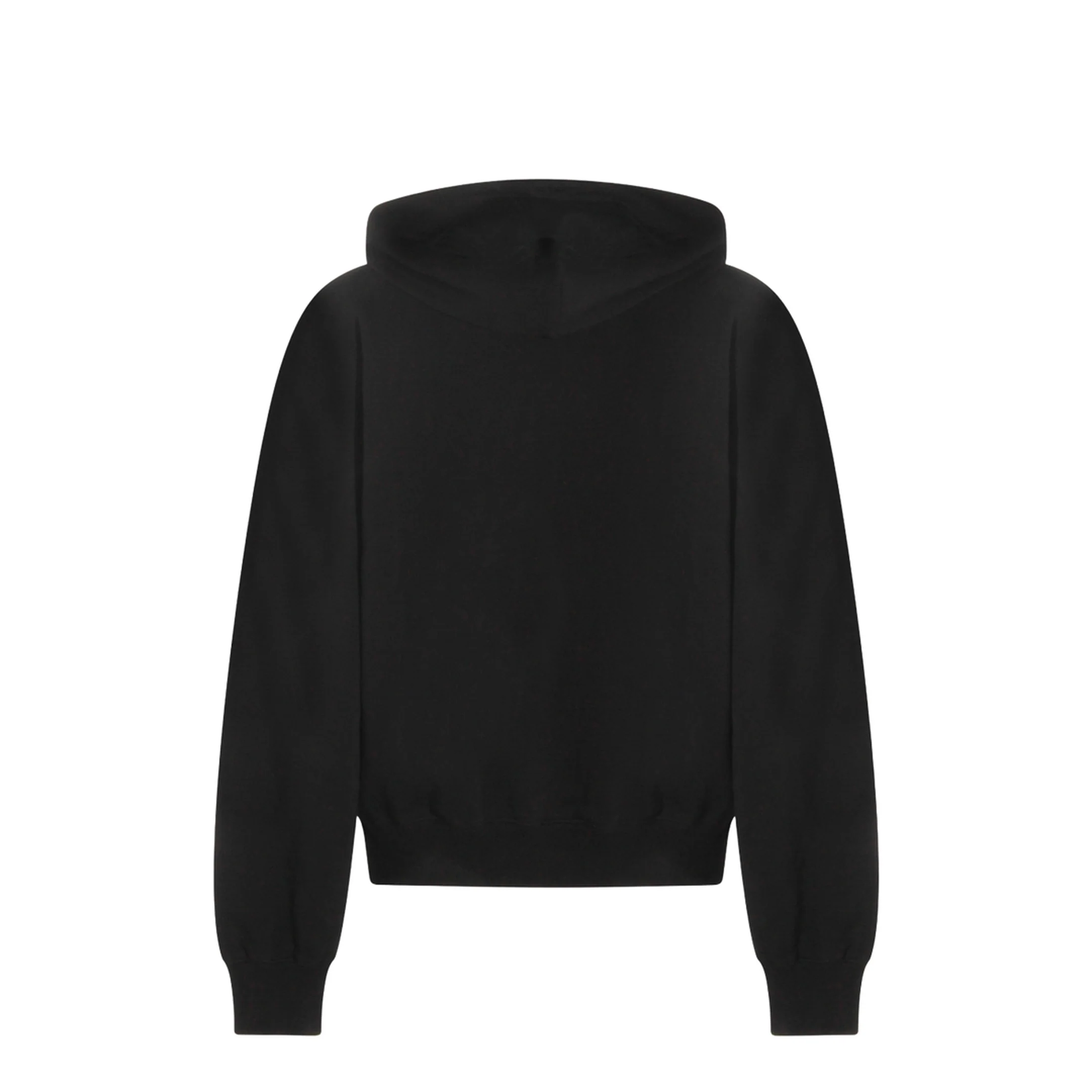 Black Cotton Sweatshirt - Image 2