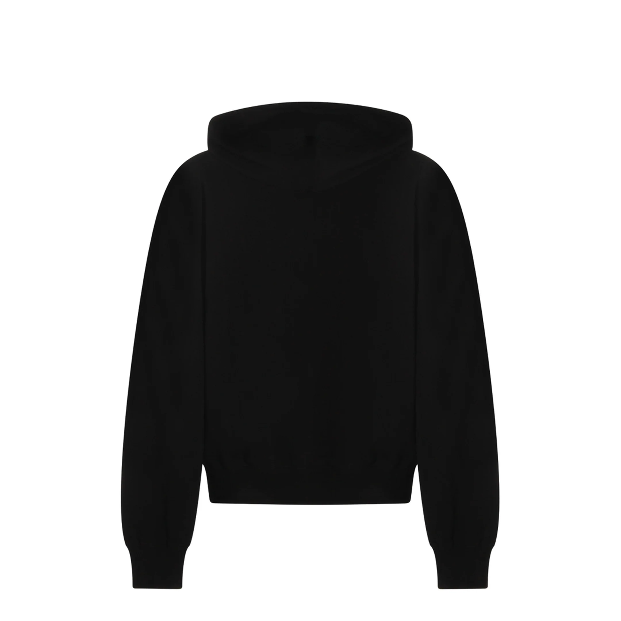 Black Cotton Sweatshirt - Image 3