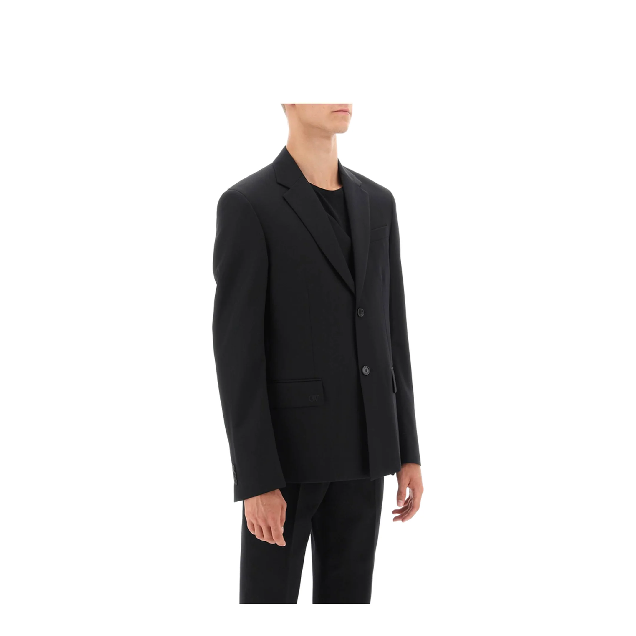 Black Wool Blazer - Image 5