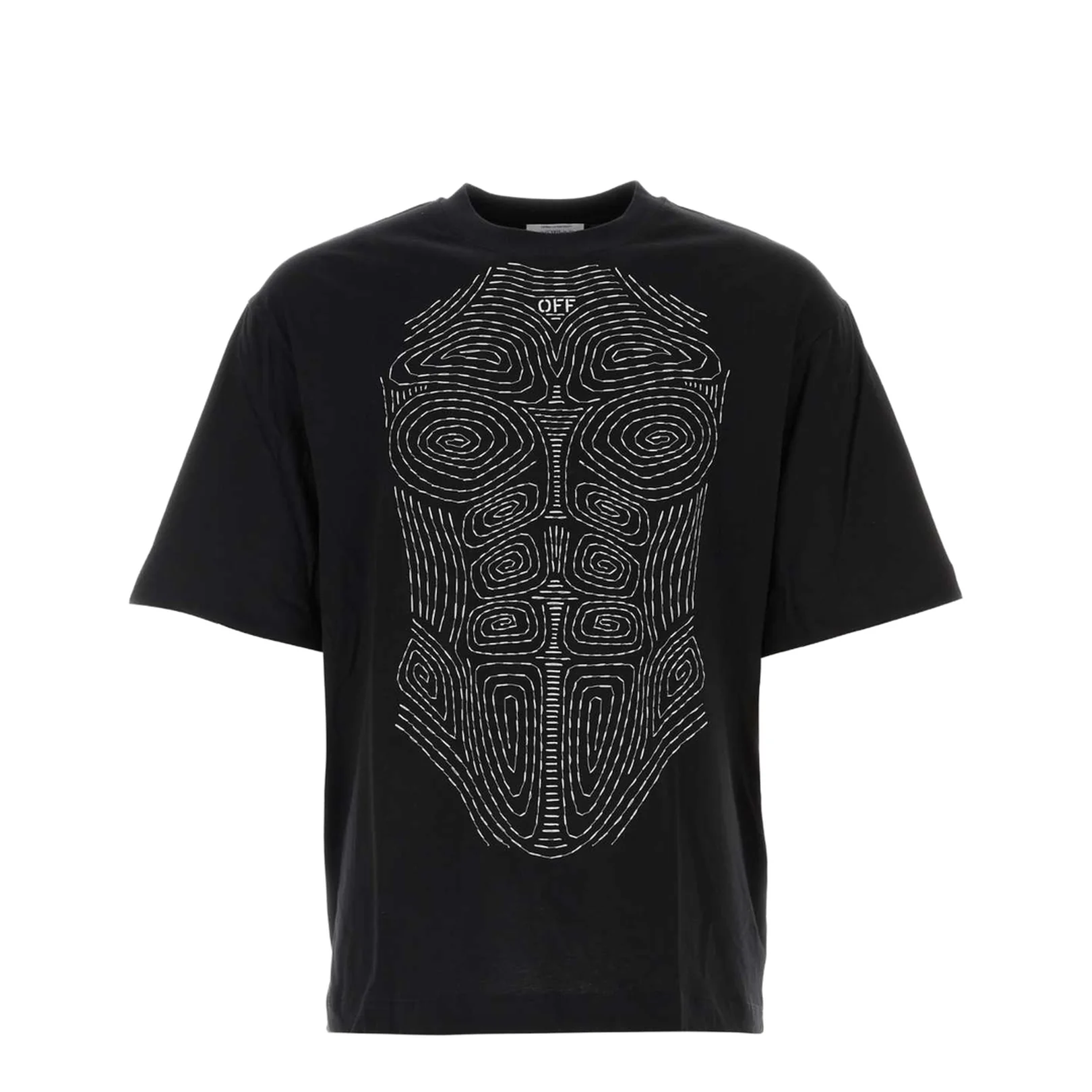 Cotton Body Scan Print T-Shirt - Image 3