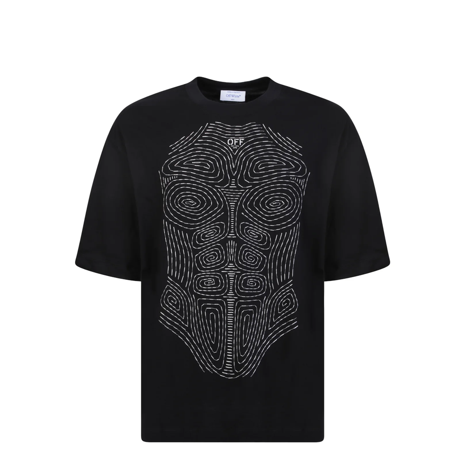 Cotton Body Scan Print T-Shirt - Image 5