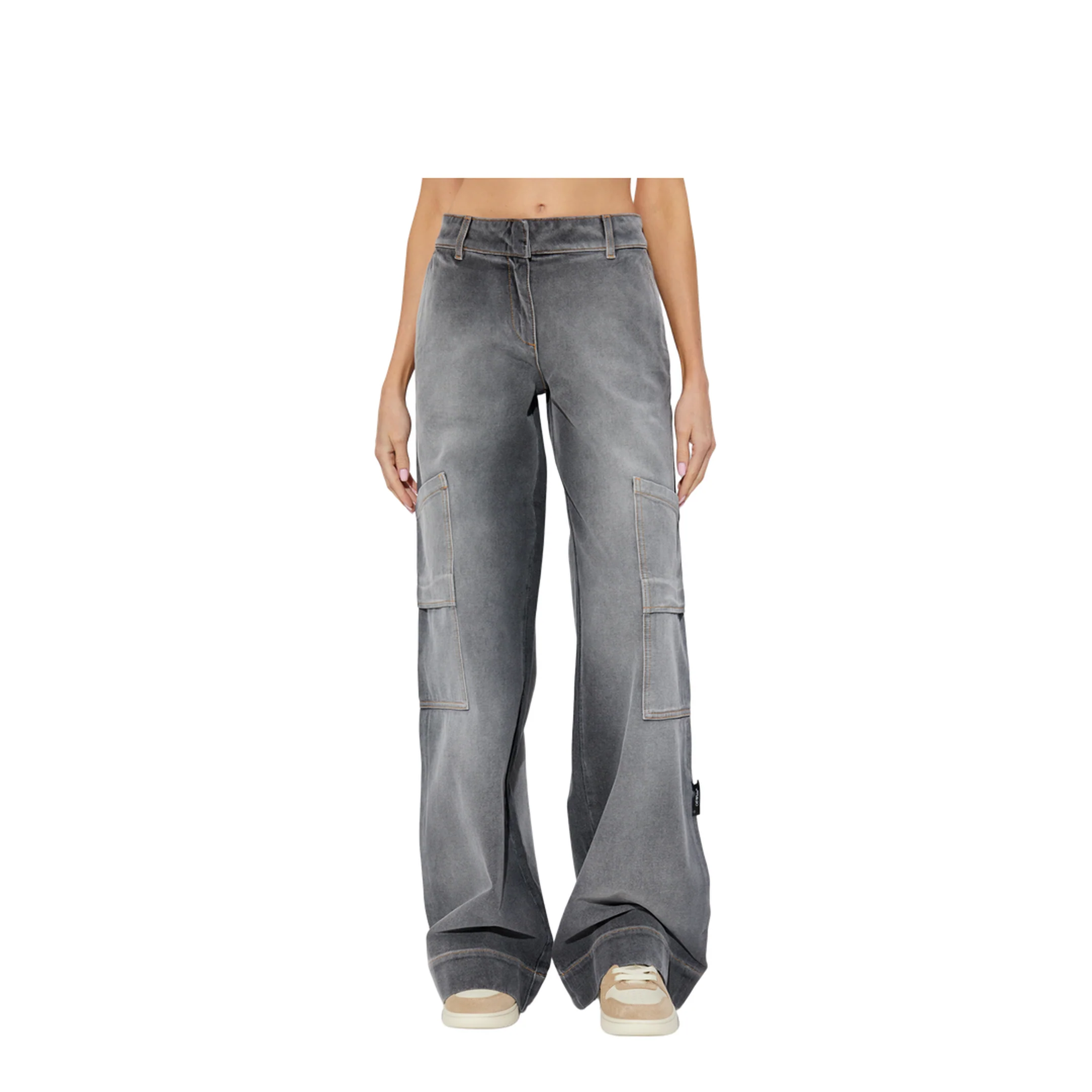 Denim Toybox Cargo Pants - Image 4