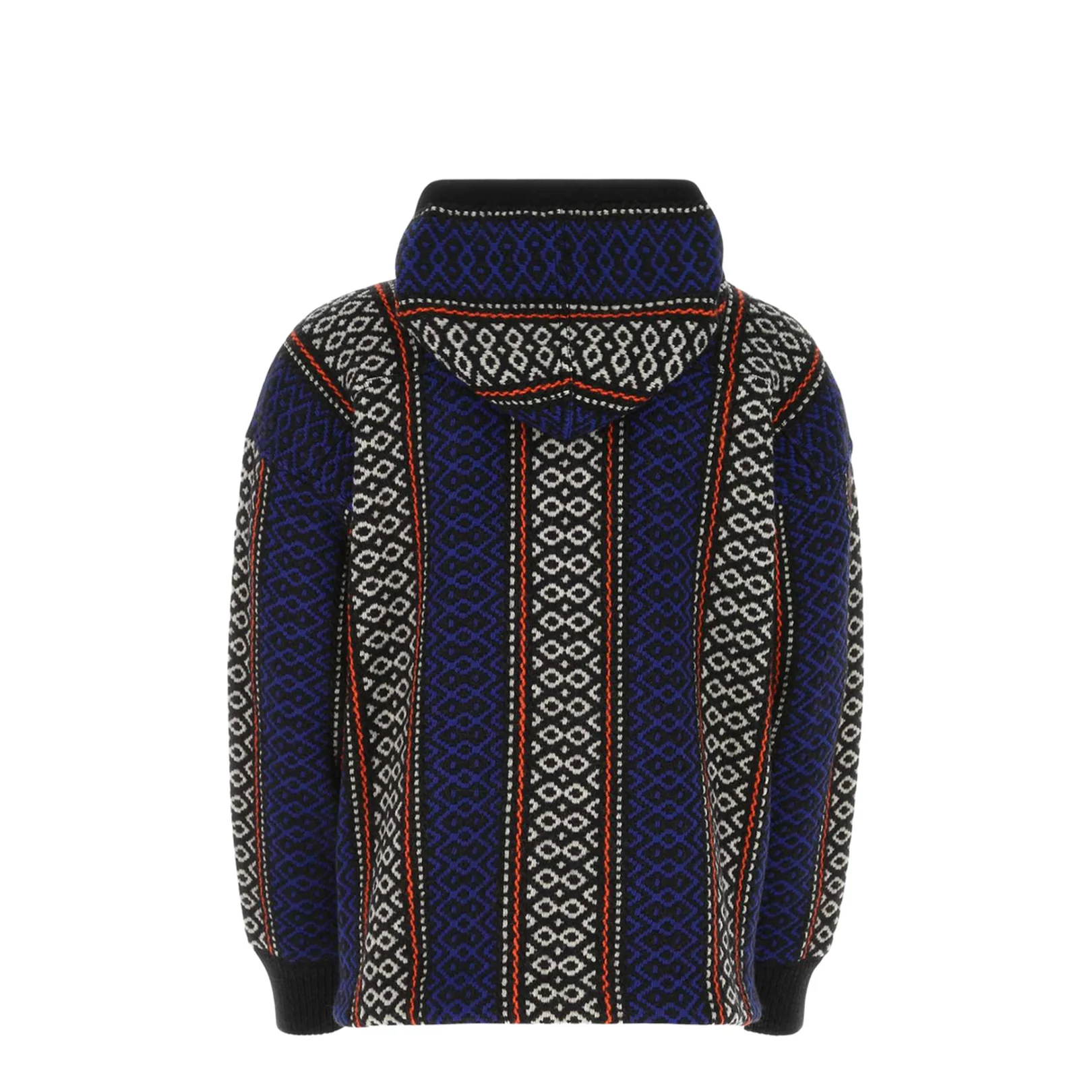 Embroidered Wool Blend Oversize Sweater - Image 2