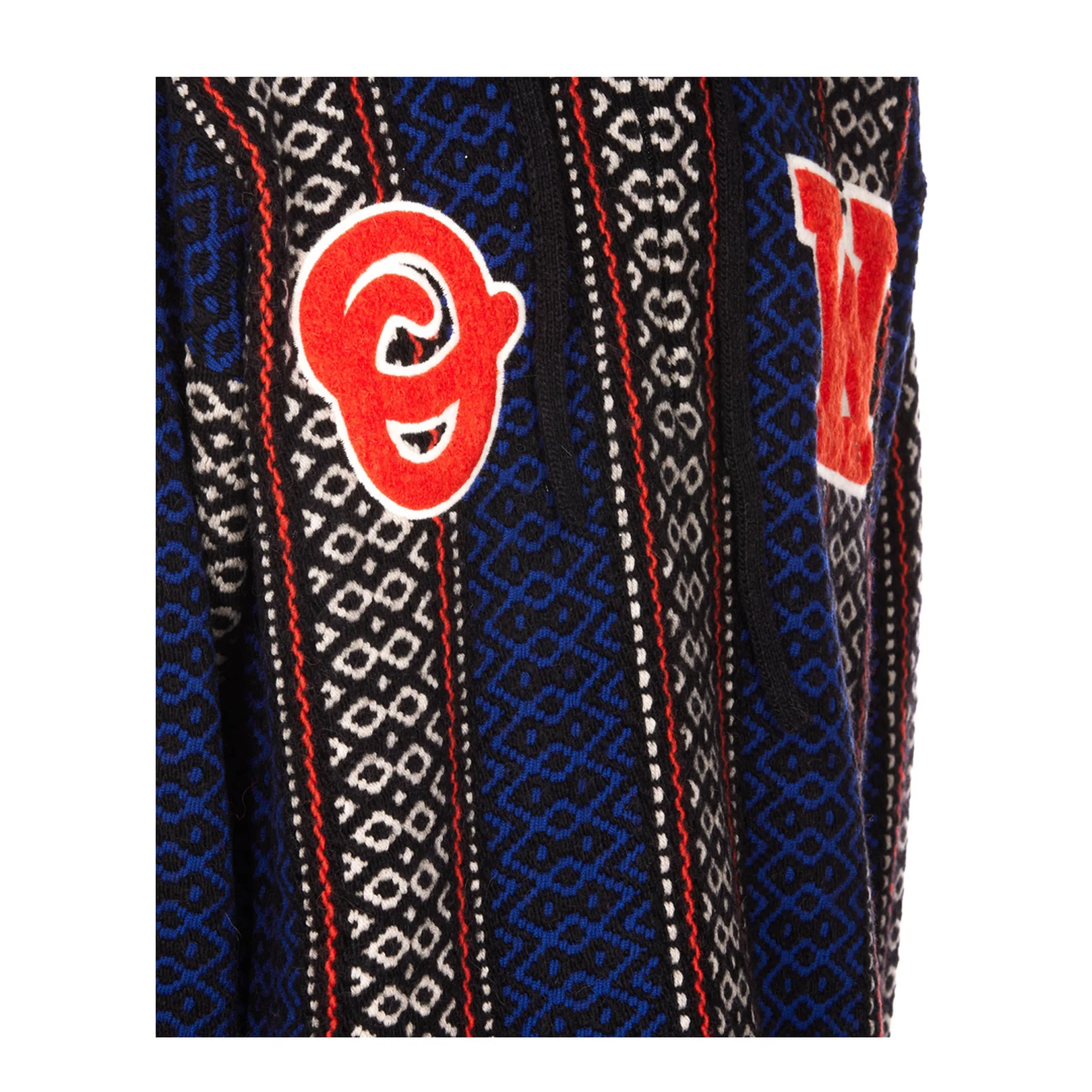 Embroidered Wool Blend Oversize Sweater - Image 5