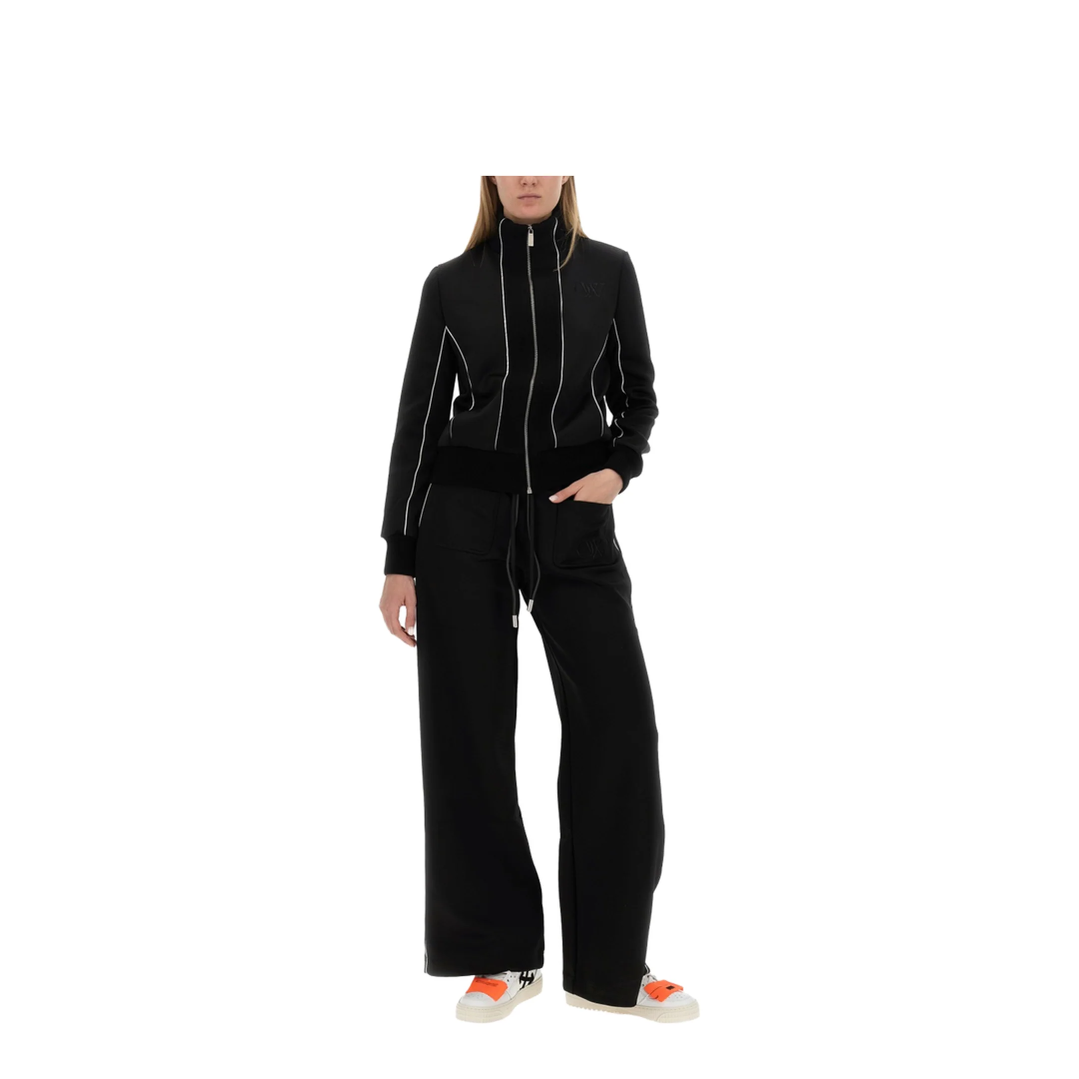 Fitted Track Jacket Black - Image 2